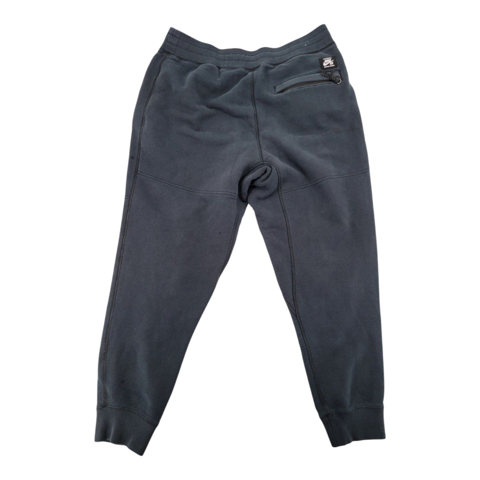 Nike SB Mens Fleece Joggers Black Skateboarding Pants Size 32x23.5