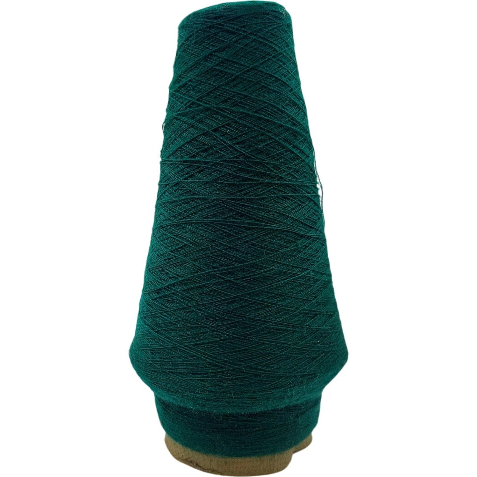 Vintage Phoenix Dye Works Pine Green Chemspun 1/24 Weaving knitting Cone Yarn