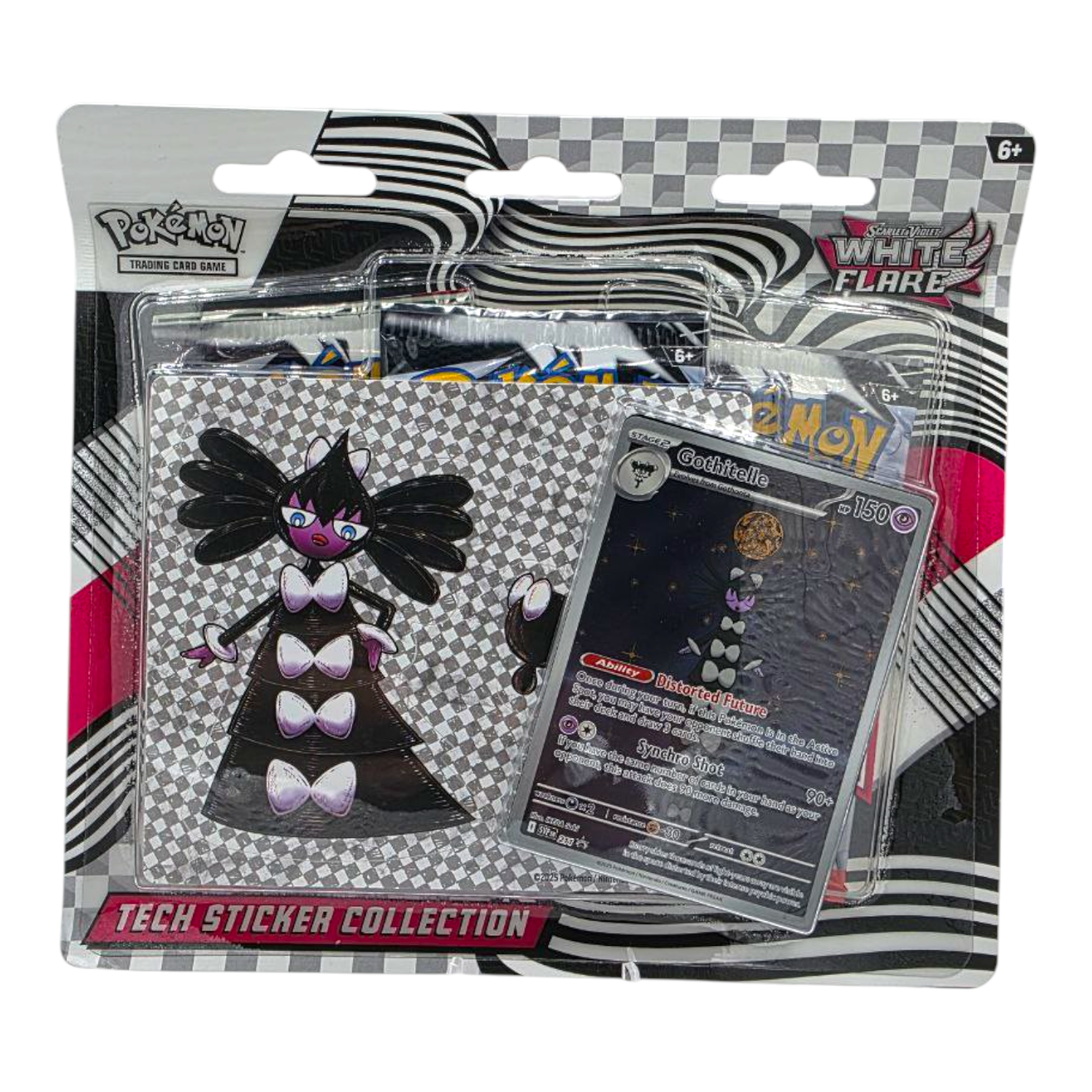 Pokémon TCG Scarlet & Violet White Flare 3 Pack Tech Blister