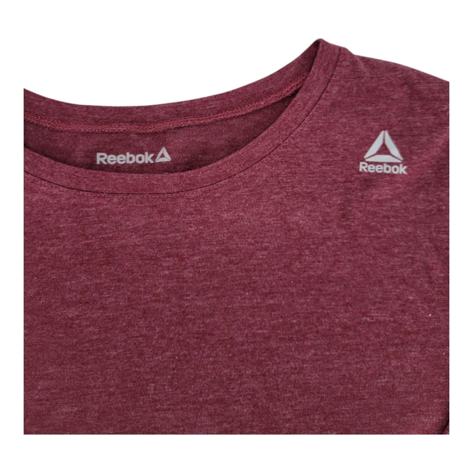 Reebok Womens Maroon Long Sleeve Athletic Shirt Size XL