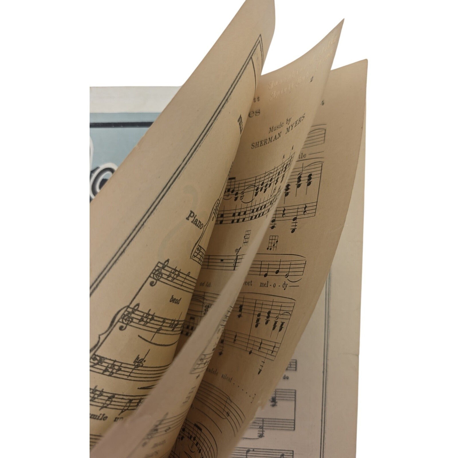 1926 Sheet Music Moonlight on the Ganges by Chester Wallace & Sherman Myers