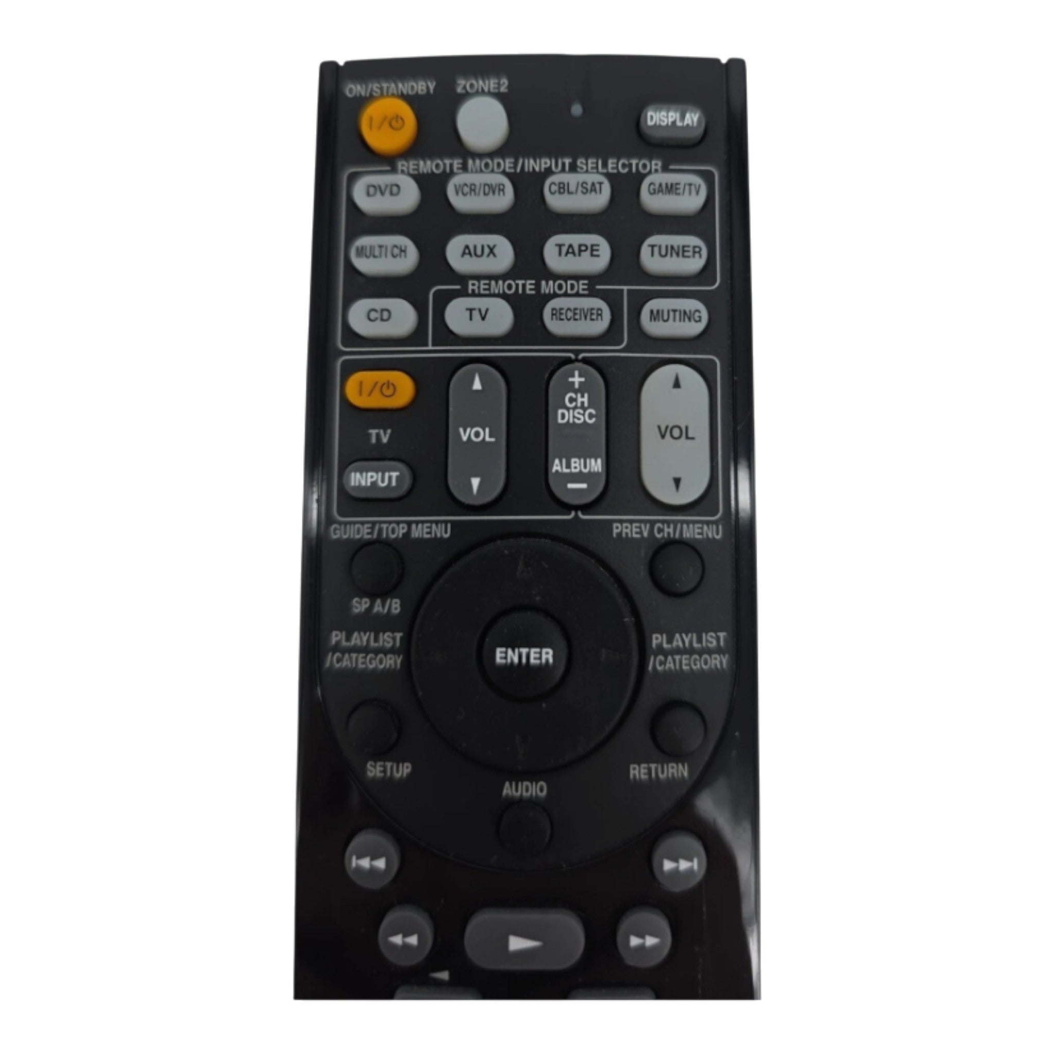 Onkyo RC-710M Audio Video Receiver Remote Control Black Genuine Tested & Working