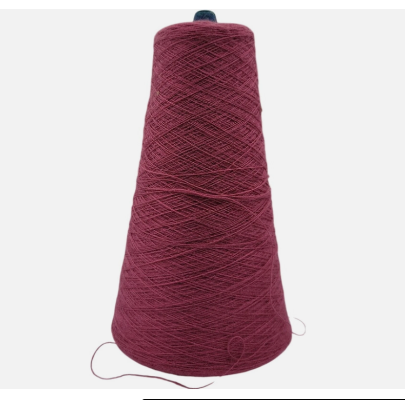 Phoenix Dye Works 1/24 Dixie Beetroot Acrilan Acrylic Vintage Yarn Cone 0056831