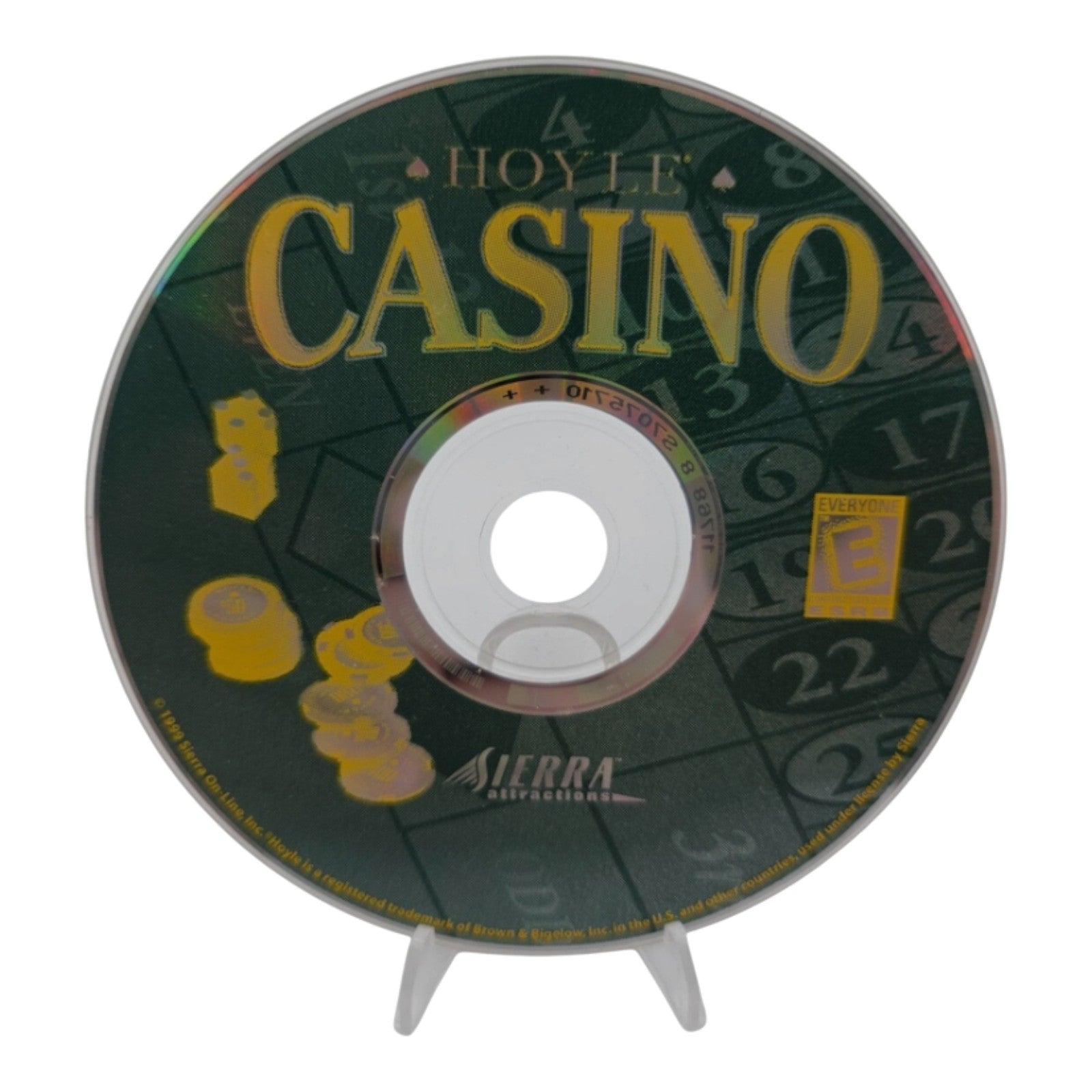 Hoyle Casino PC CD-ROM Game Sierra 1999 All Play no Work Tested and Working