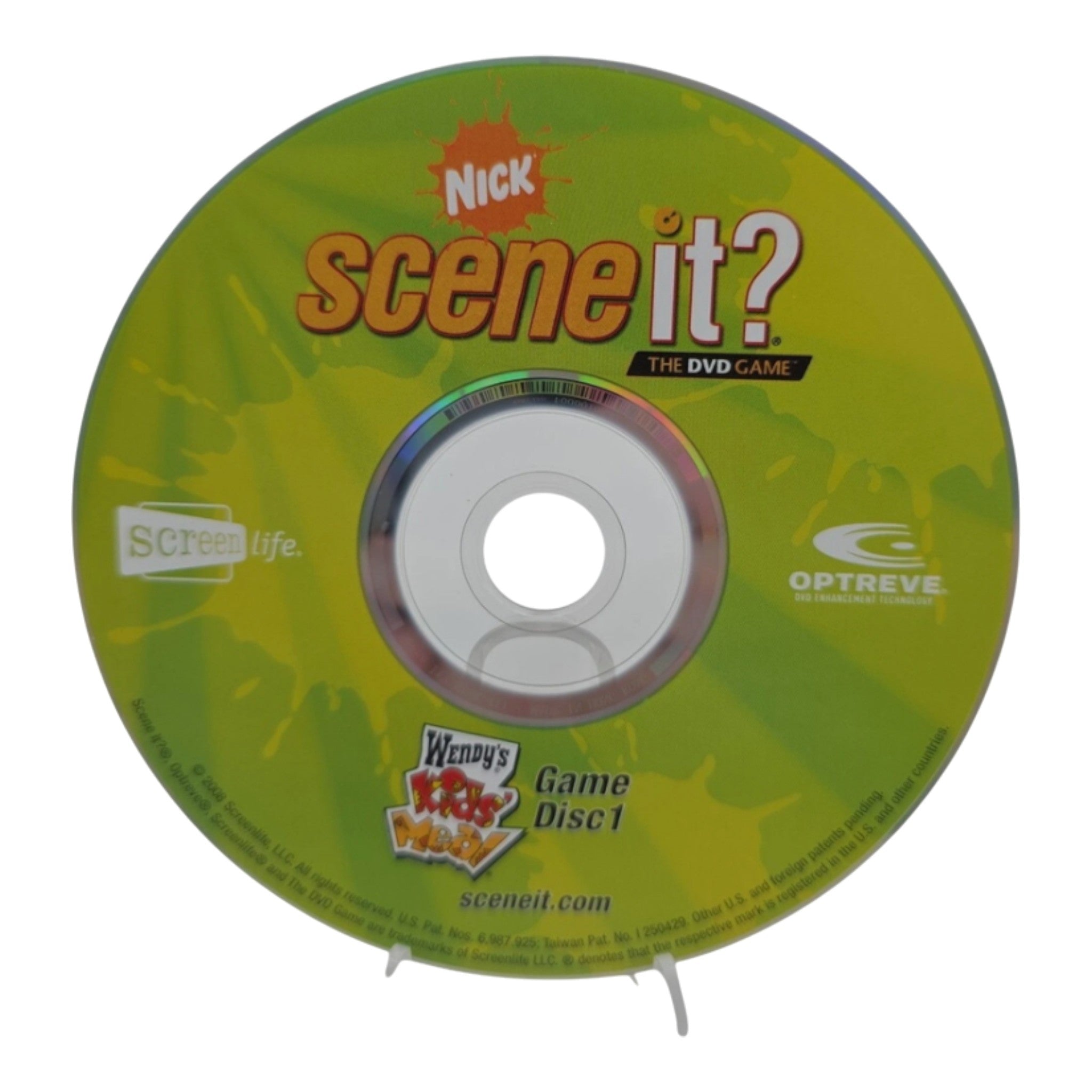 Nick Scene It? The DVD Game Wendy’s Kids’ Meal 2008 Screenlife