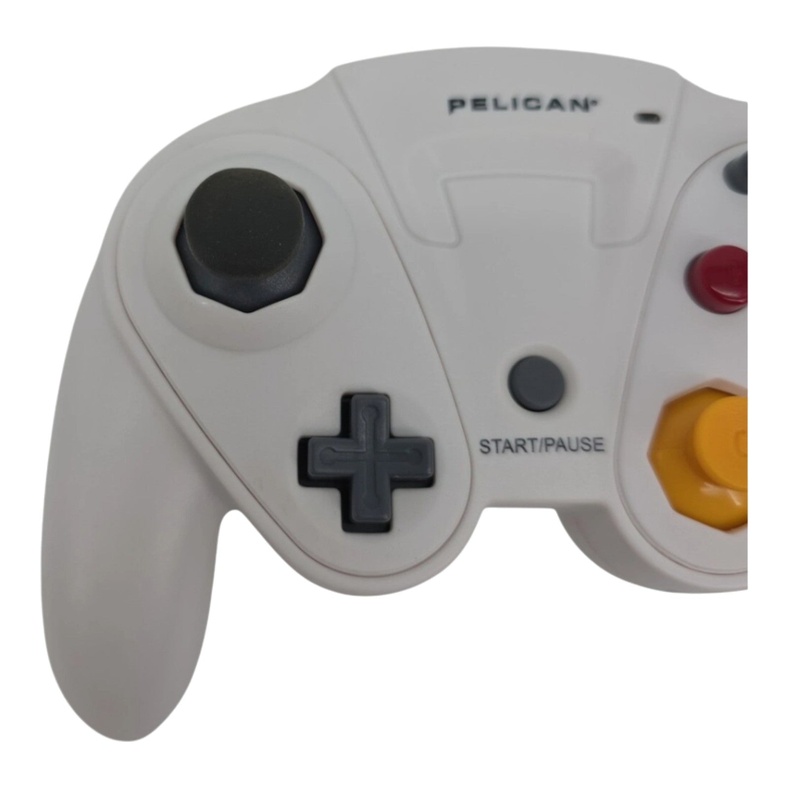 Pelican G3 Wireless Controller PL-7055 for Nintendo GameCube White Tested