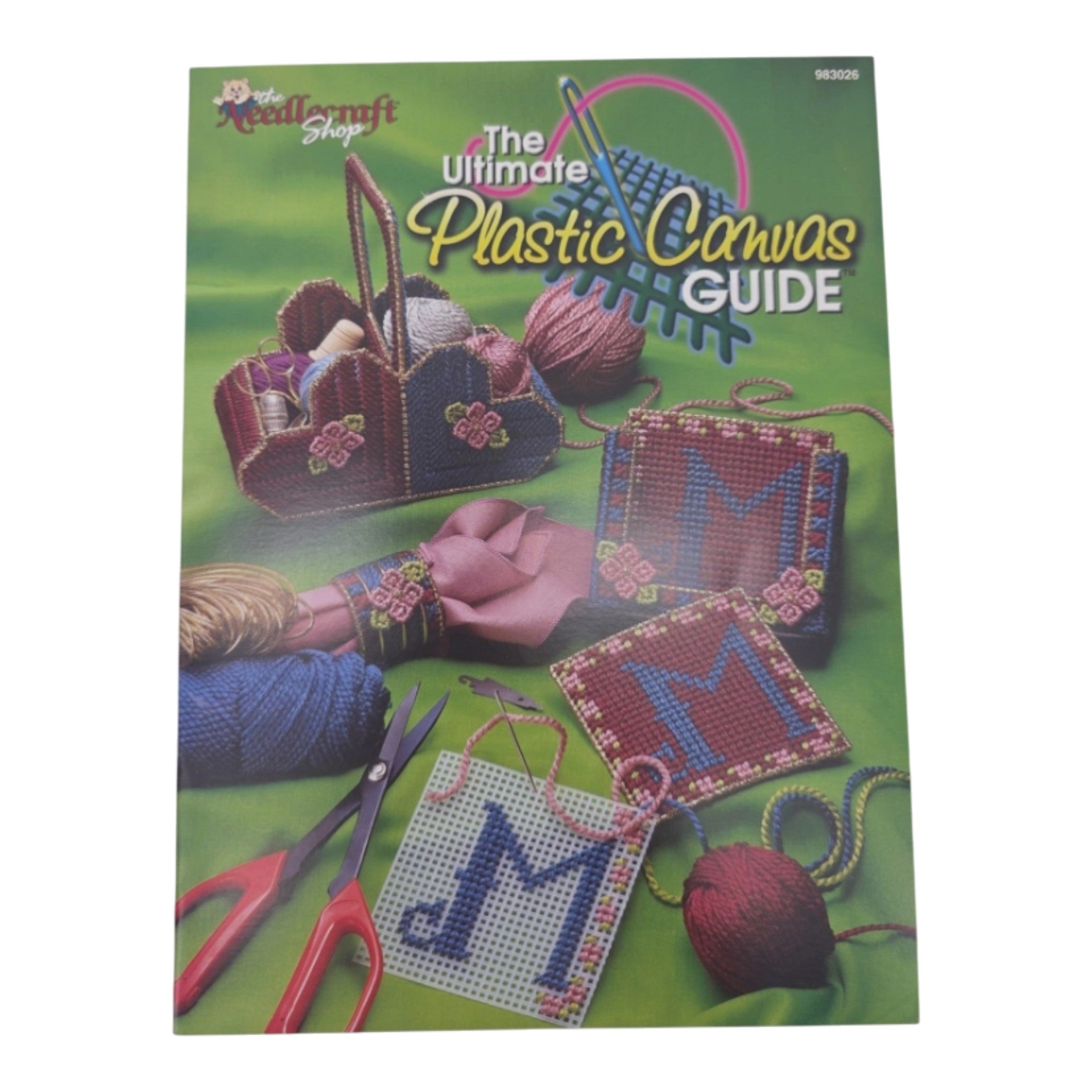 Lot of 8 Needlecraft Shop Plastic Canvas Pattern Booklets Cross Stitch Crafts