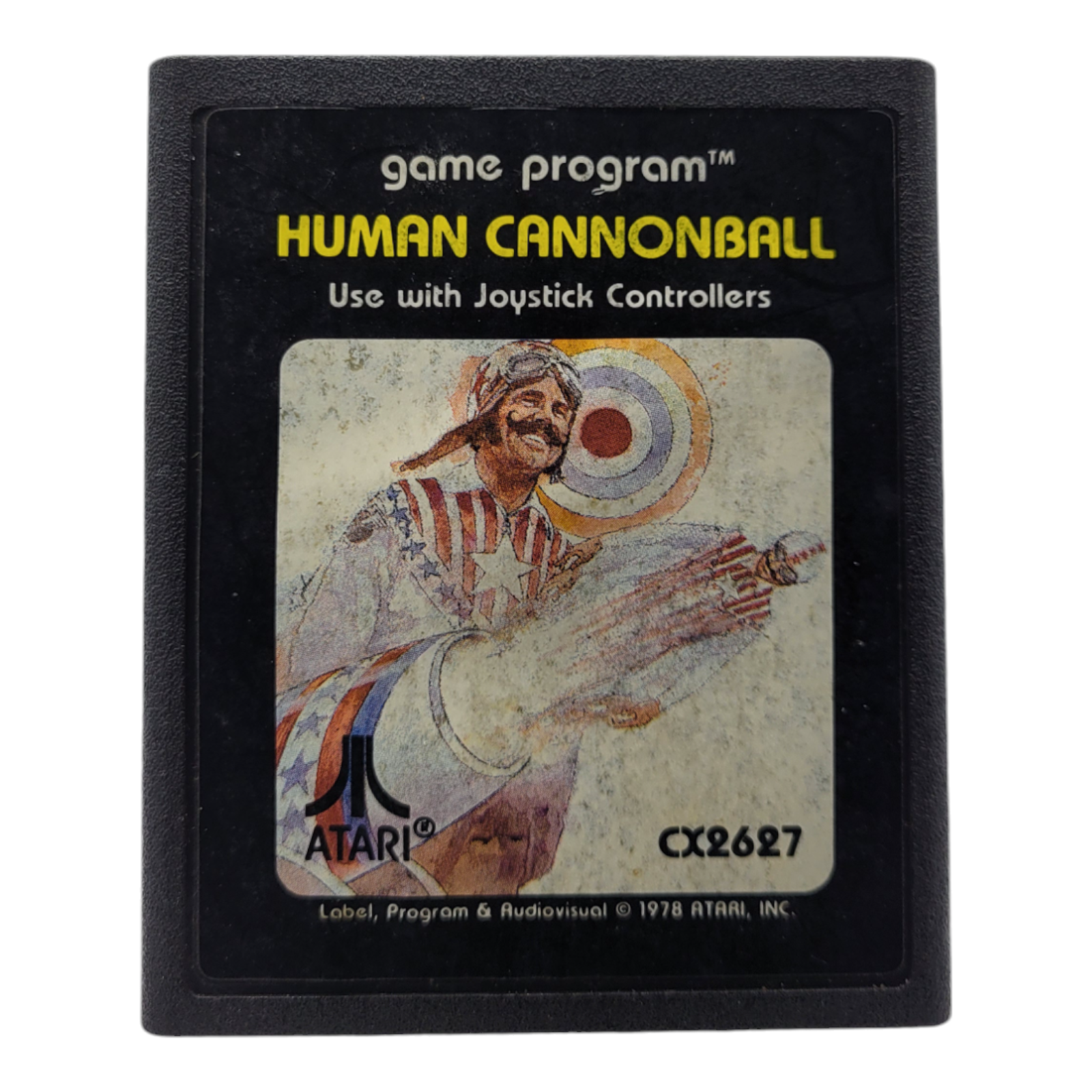 Atari 2600 Human Cannonball CX2627 Vintage Game Cartridge 1978