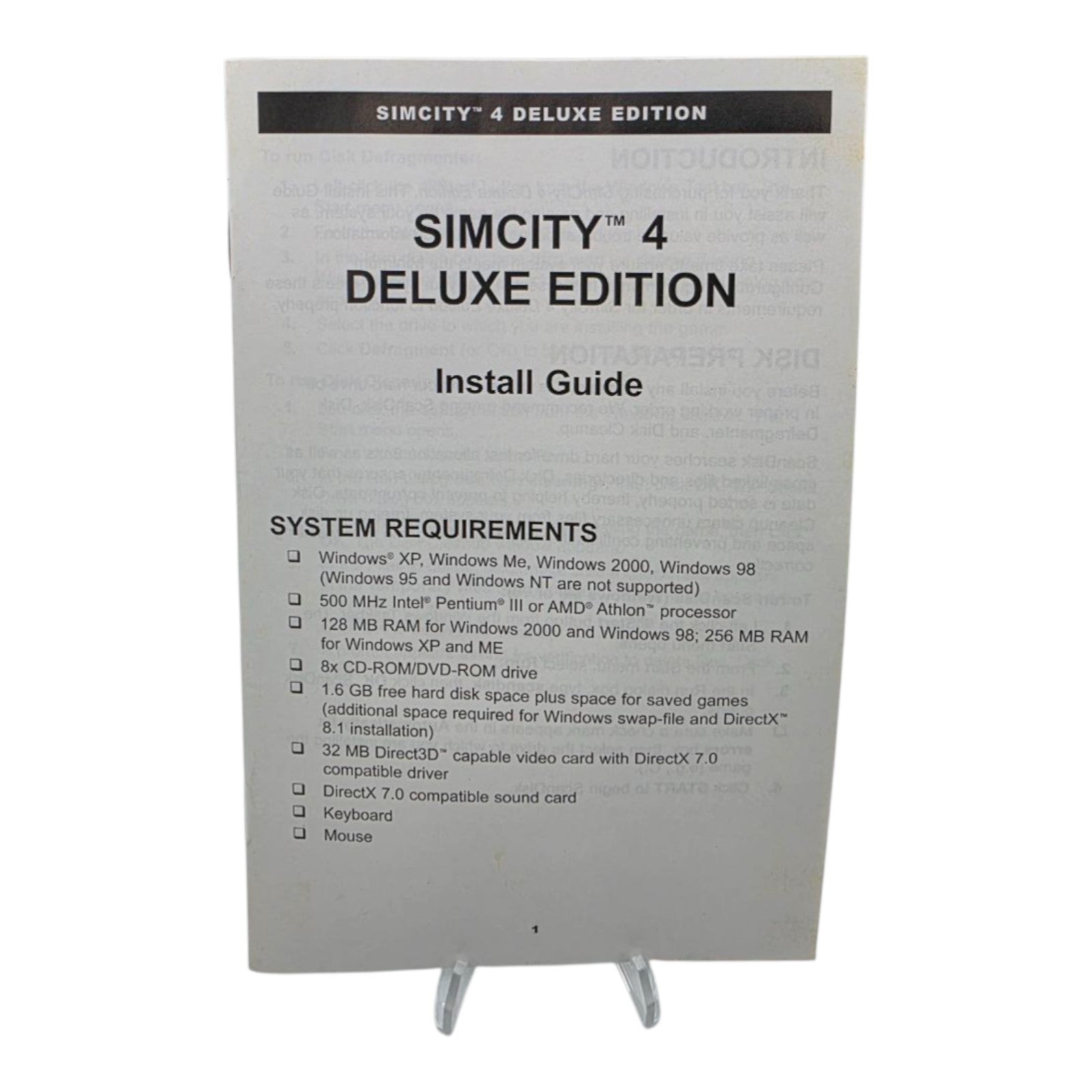 SimCity 4 Deluxe Edition PC CD ROM Complete with Manual and Hint Card