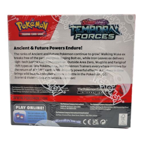 Nintendo Pokemon TCG Scarlet and Violet Temporal Forces Booster Box 36 Packs