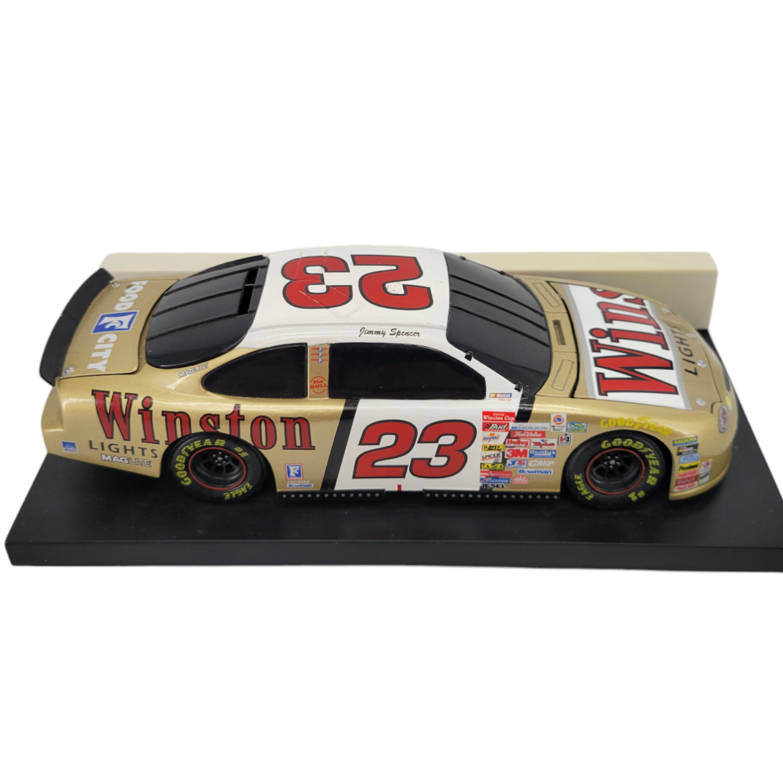 1999 Jimmy Spencer #23 Winston Lights Taurus Diecast 1:24 8" Limited Edition