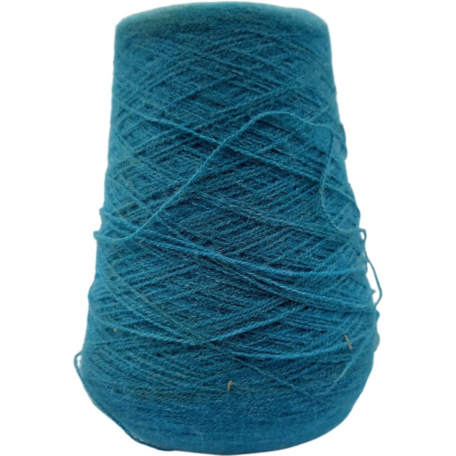 Vintage Templon DK Teal Heather 2/24 Cone Yarn Weaving Knitting S-79117