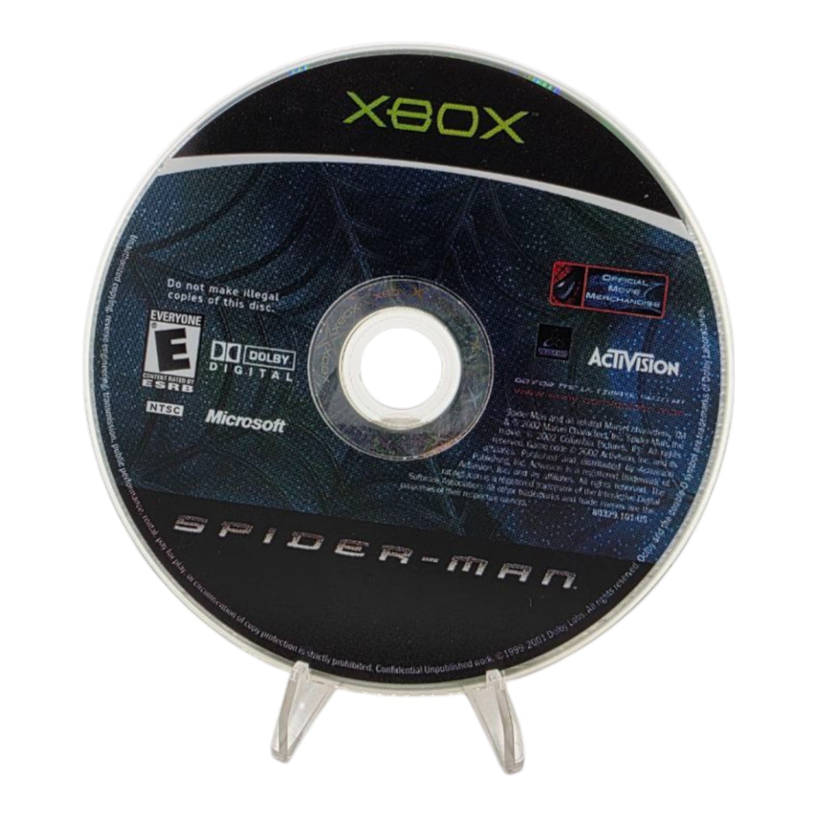Spider Man Xbox Original 2002 Game Complete Tested No Manual