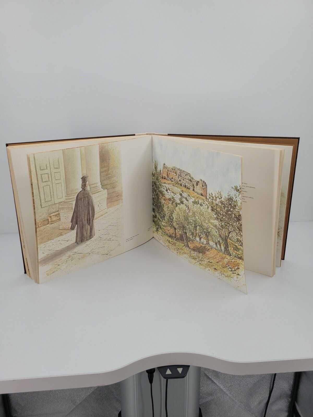 Vintage Thomas Nelson Promised Land Historical Paintings Hardcover Book