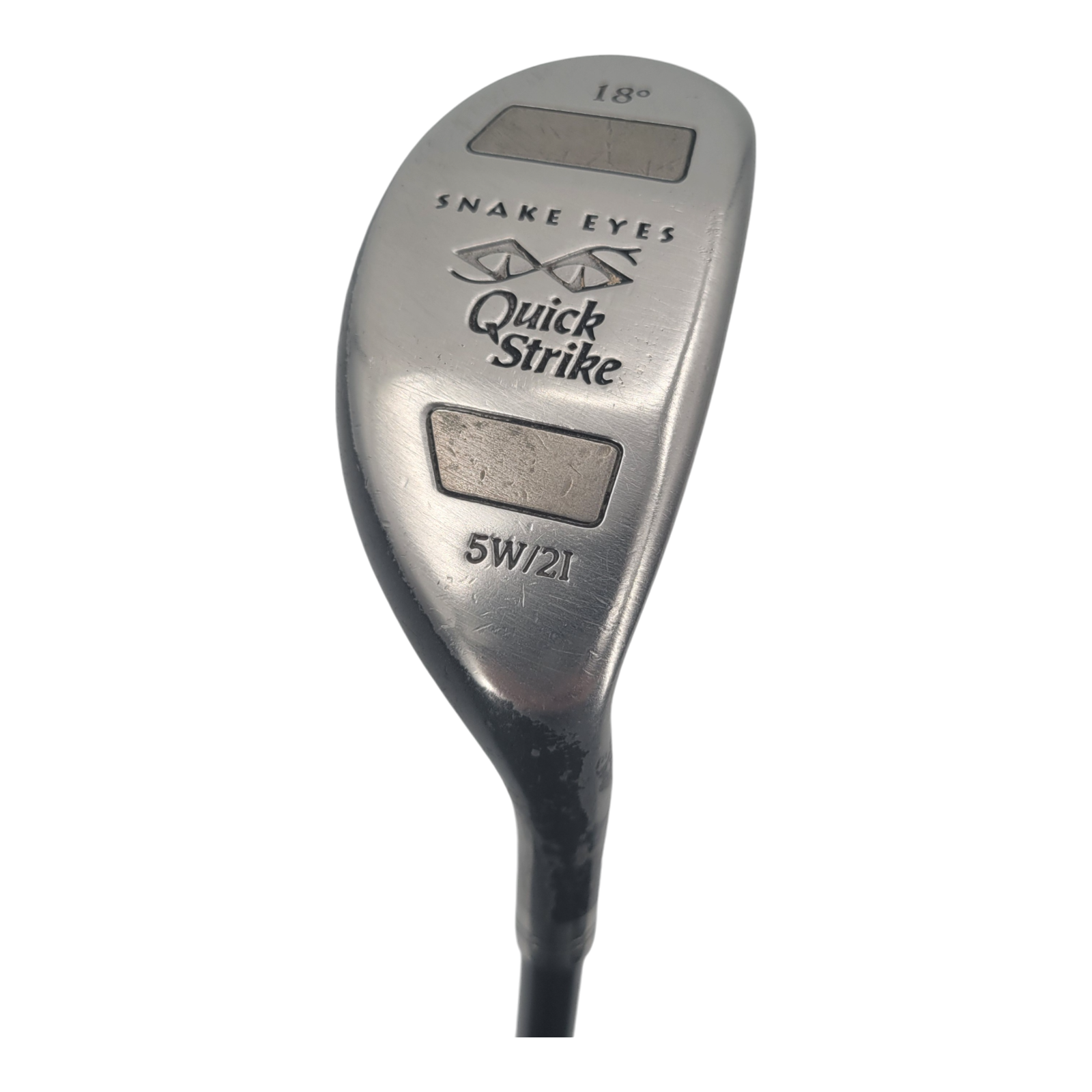 Snake Eyes Quick Strike 5W/21 18° Hybrid Golf Club RH 42.5” TaylorMade RBZ Flex