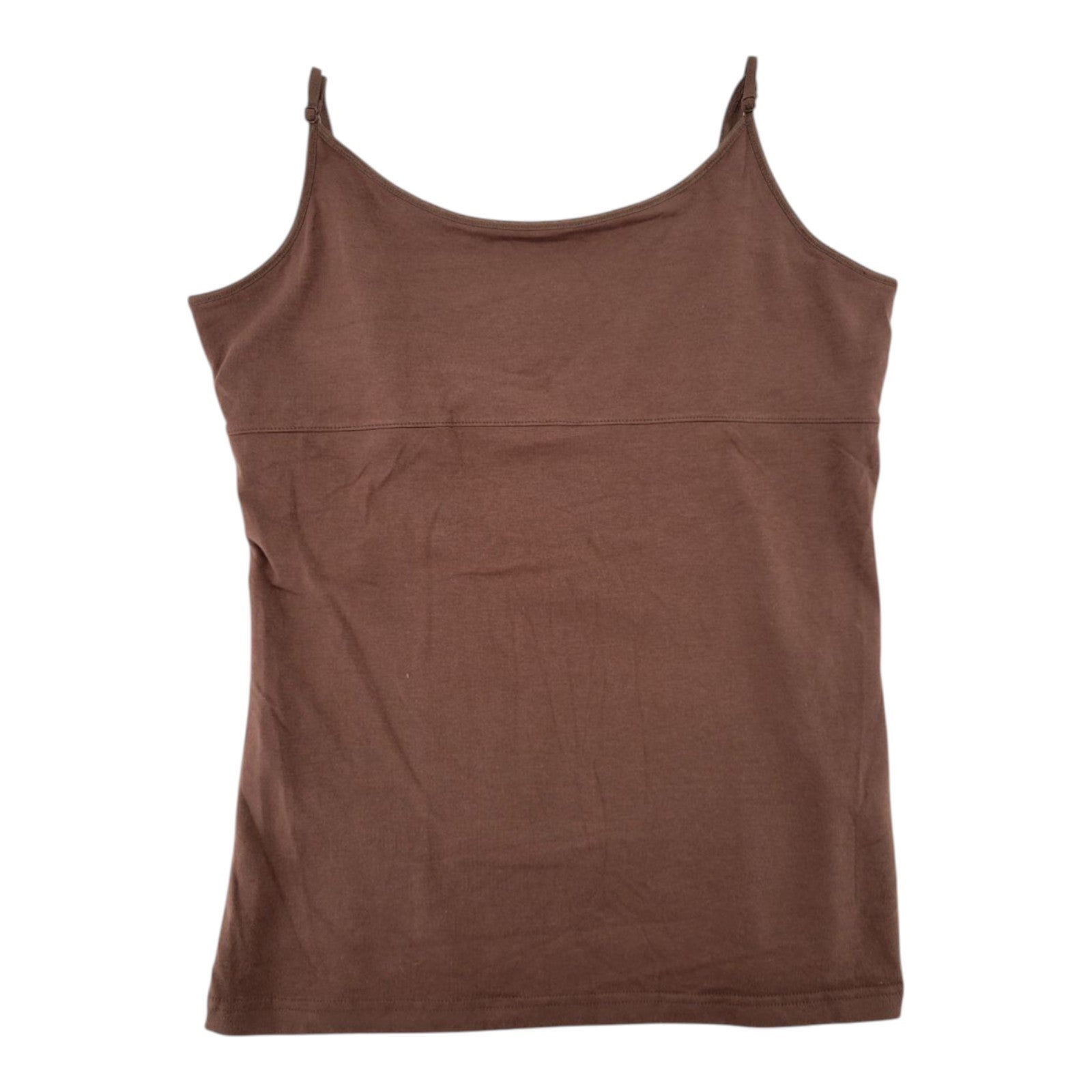 Personal Identity Women's Brown Camisole Tank Top Spaghetti Strap Size XL