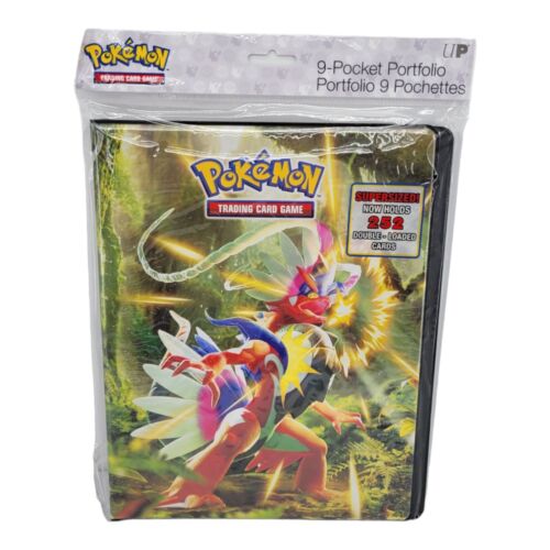 Ultra Pro Pokemon Scarlet and Violet 9 Pocket A4 Portfolio 252 Card Binder Album