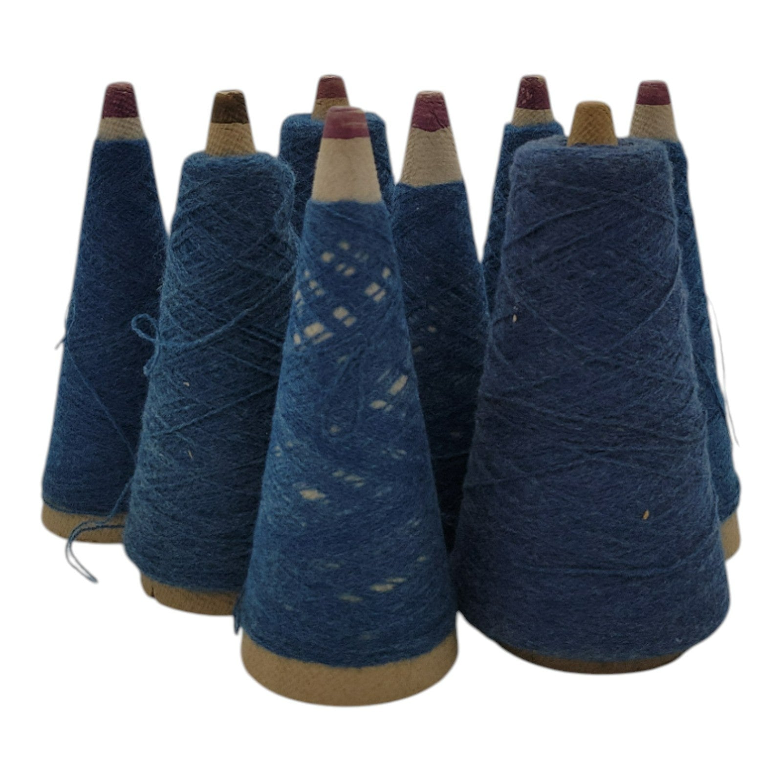 Vintage Templon 2/24 Betony Heather Yarn Cone Lot of 8