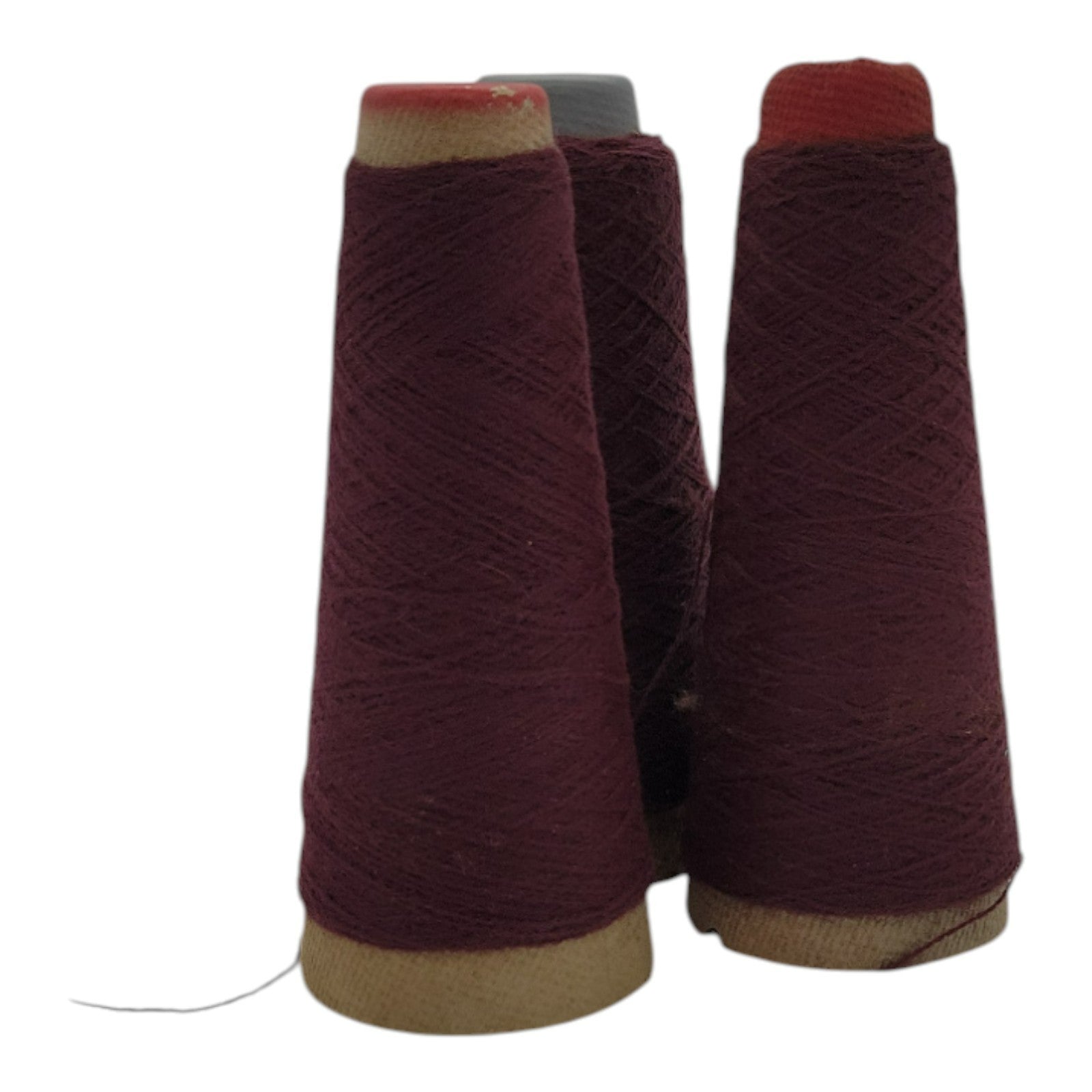 Vintage 1980s Spinnerin 2/24 Raisen Cone Yarn Lot of 3