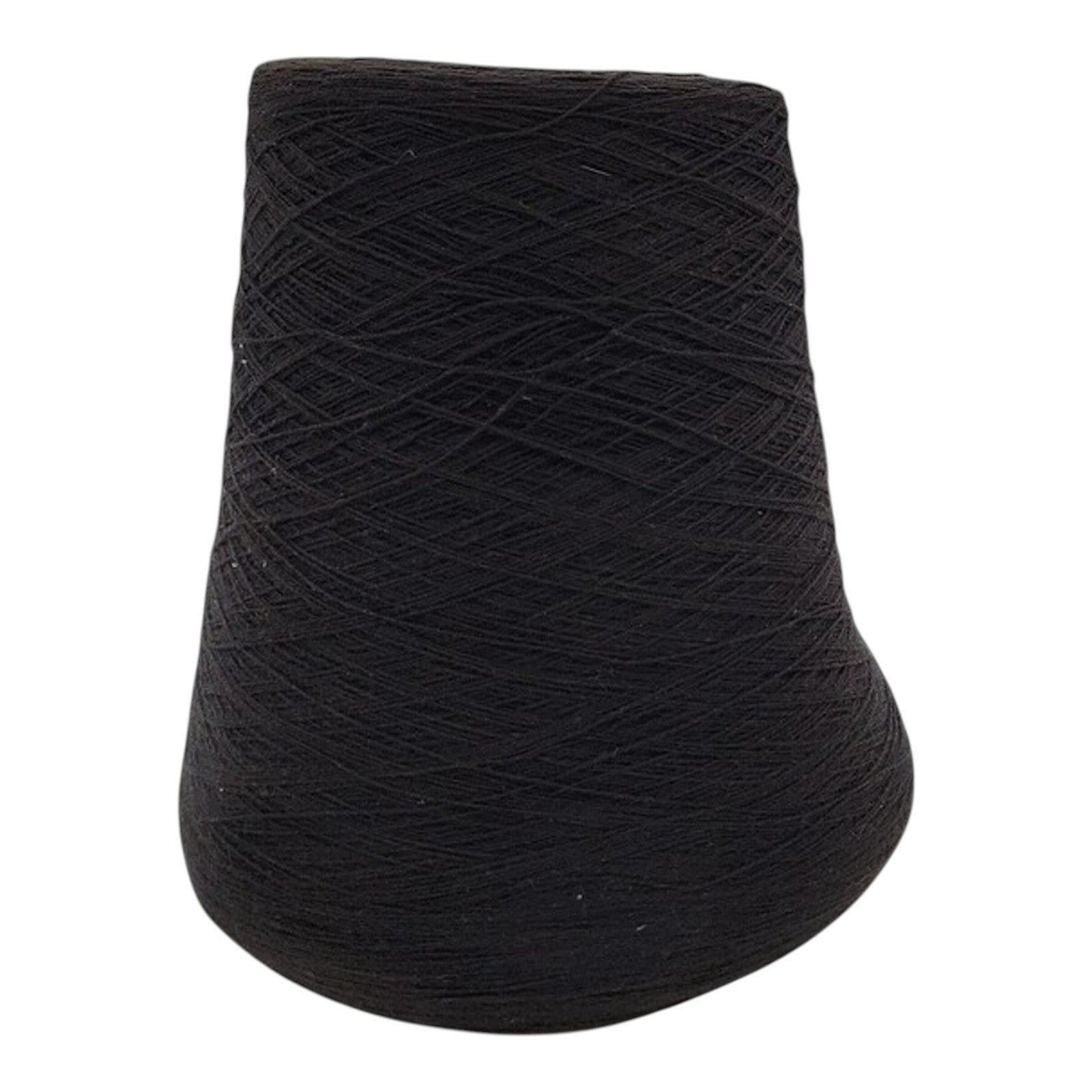 Vintage Acrylic Yarn Black Heather 2/24 Unbranded