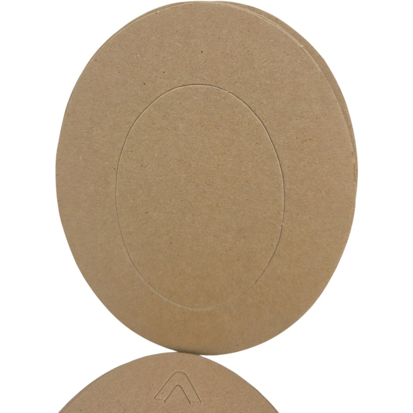 Assorted Cardboard Oval and Heart Mat Boards with Back Boards and Easel Stands