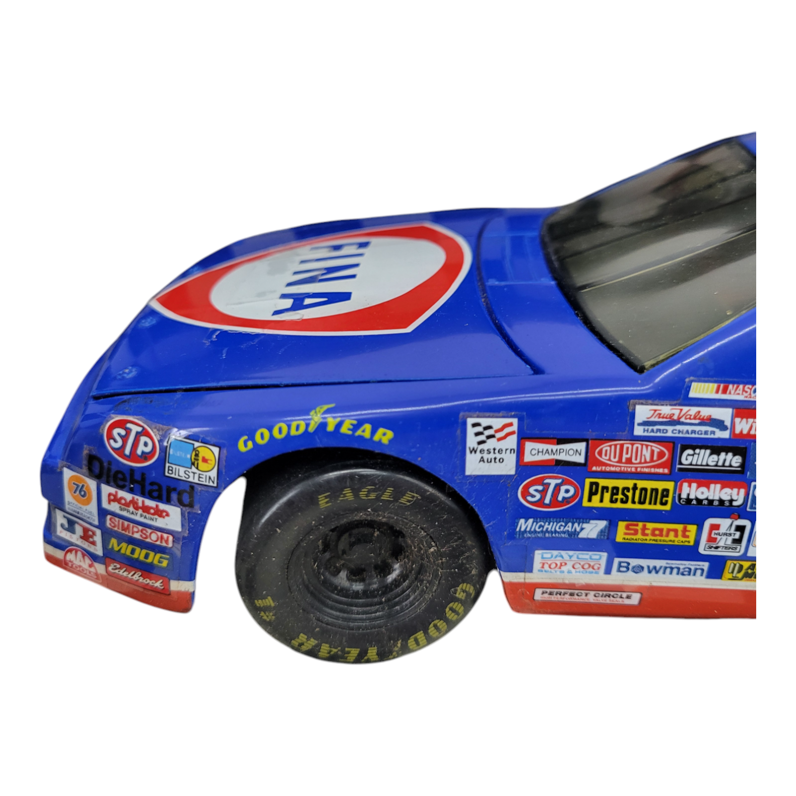 ERTL 1993 Bobby Hamilton #20 Fina Ford Thunderbird 1:18 Diecast NASCAR