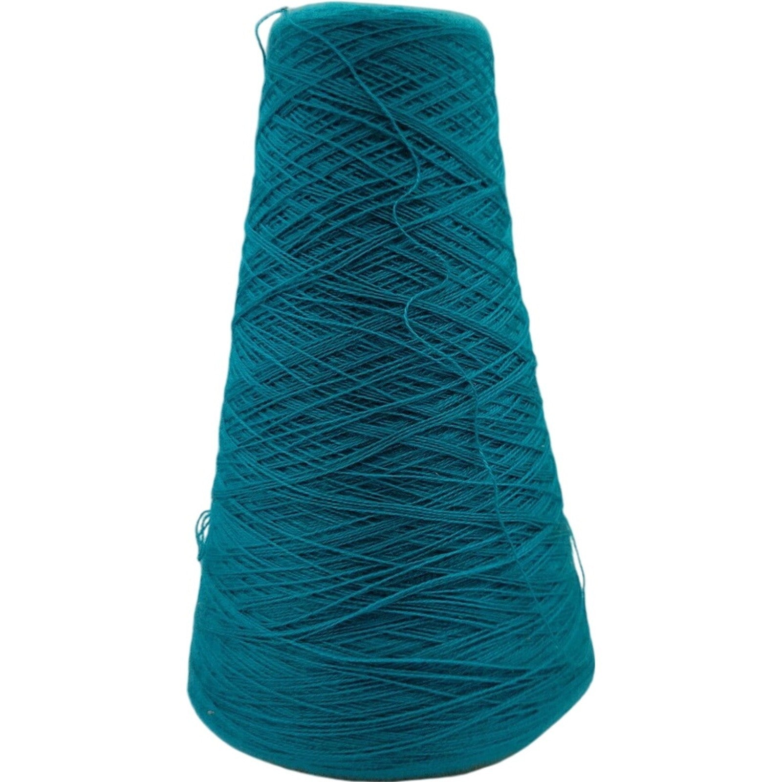 Vintage Pisgah Yarn 2/24 Jade Green Acrylic Weaving Knitting Cone Lot 9271