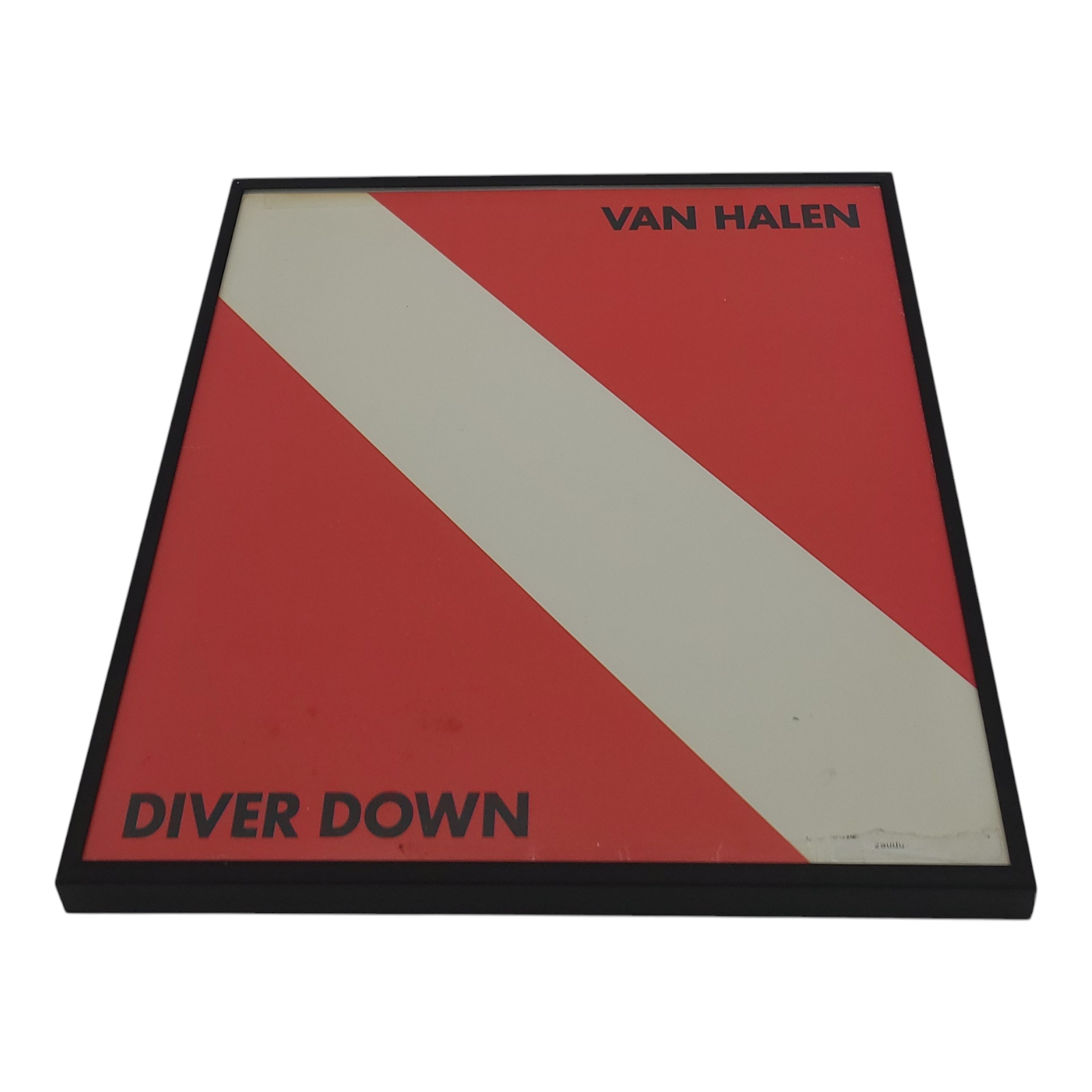 Vintage Six Framed Van Halen Album Covers