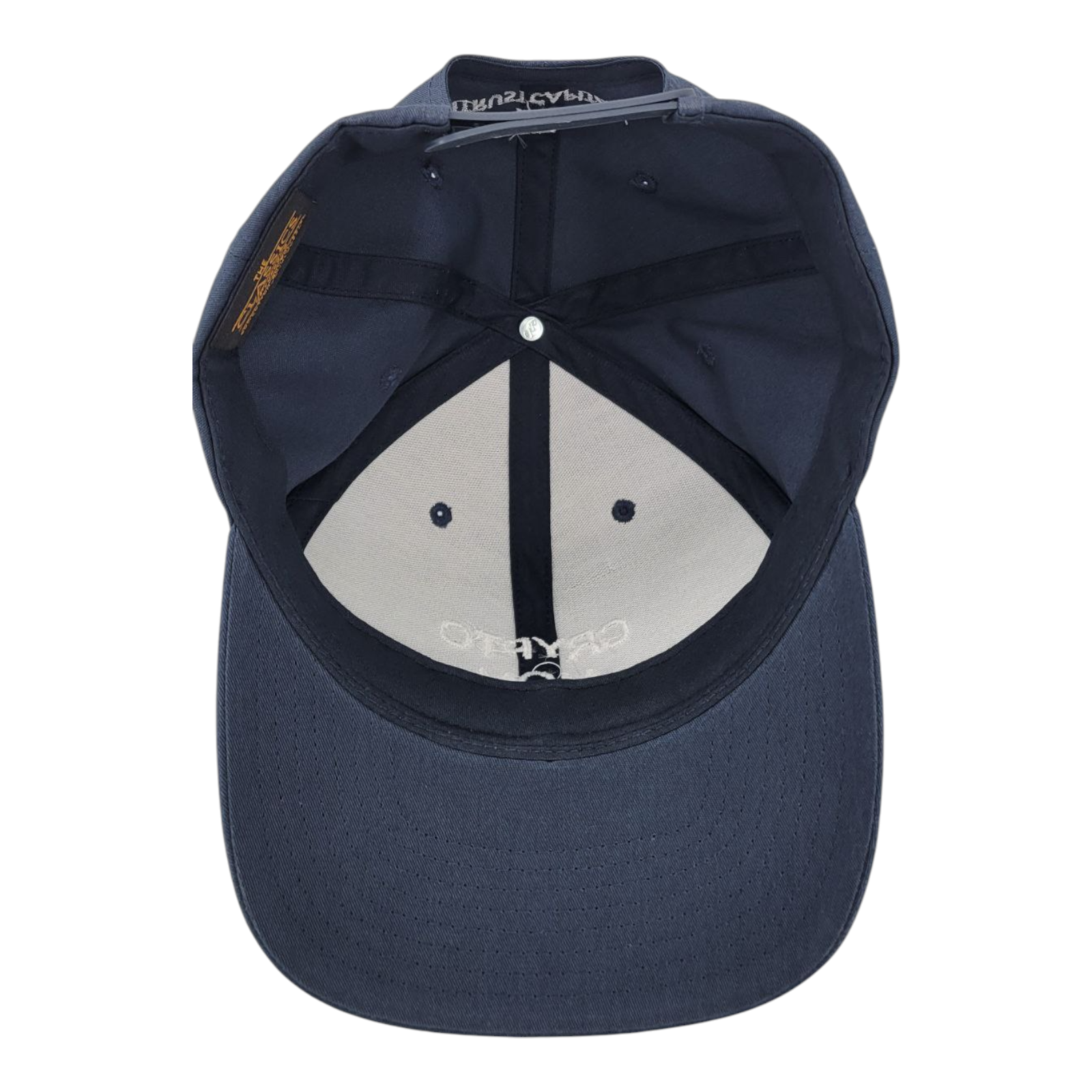 Yupoong Classics iTrust Capital Crypto Mom Snapback Blue Hat Embroidered Logo