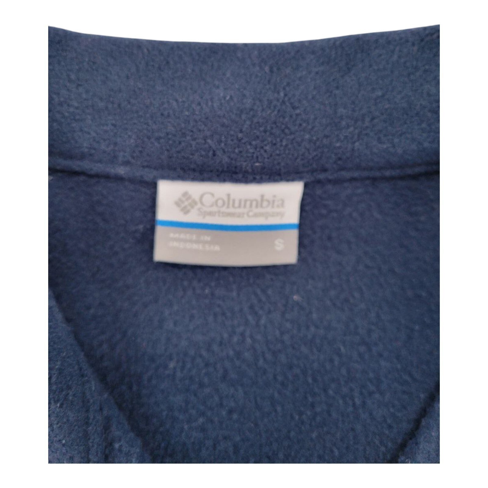 Columbia Sportswear Navy Blue Webster University Fleece Jacket Womens Small