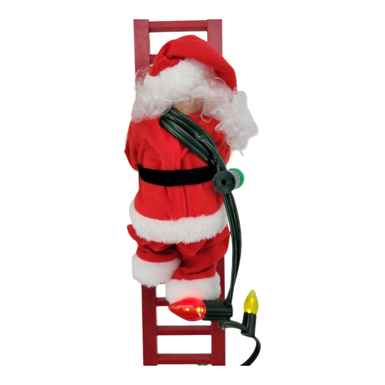 Mr Christmas Super Climbing Santa Ladder Decoration 15 Songs LED Lighted Display