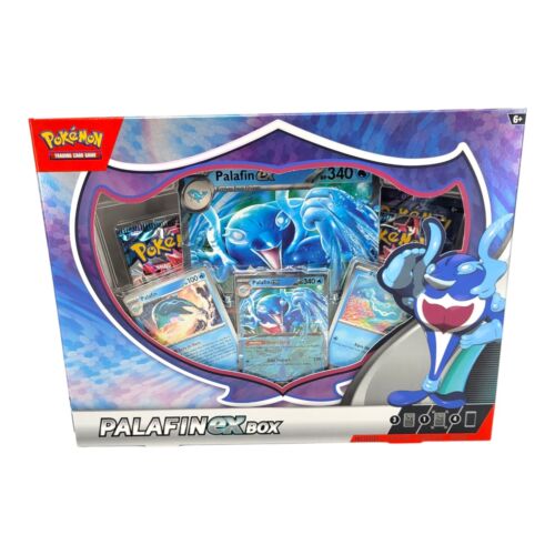 Pokemon TCG Palafin ex Box with Foil Promo Cards and 4 Booster Packs