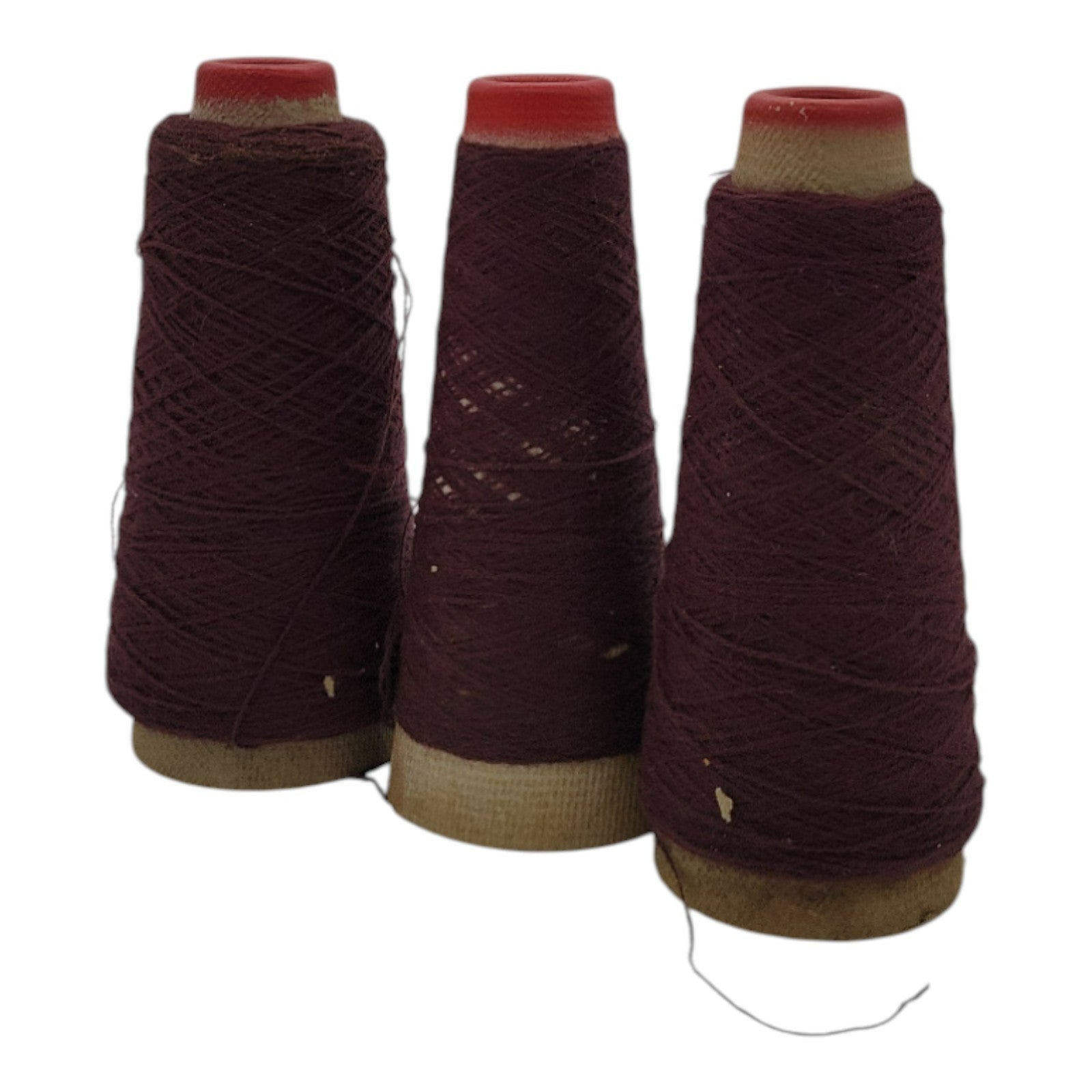 Vintage J P Stevens Stanley Plant 2/29 Blend 23 Yarn cone Acrylic Lot of 3