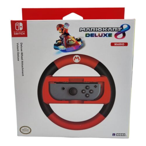 HORI Nintendo Switch Mario Kart 8 Deluxe Wheel Attachment Mario Version Official