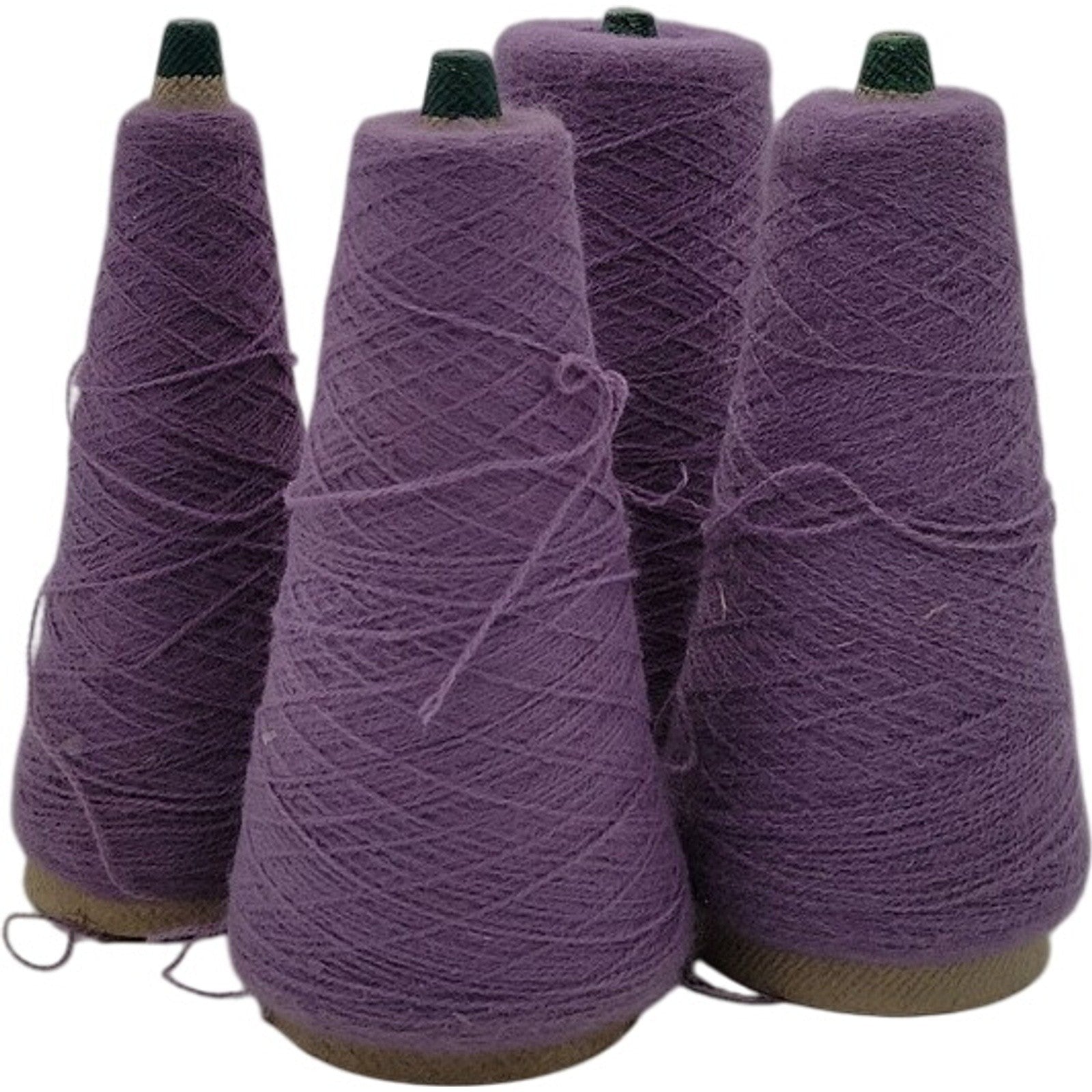 Vintage Templon Lavender Heather 2/24 Nylon Blend Weaving Knitting Yarn Lot of 4