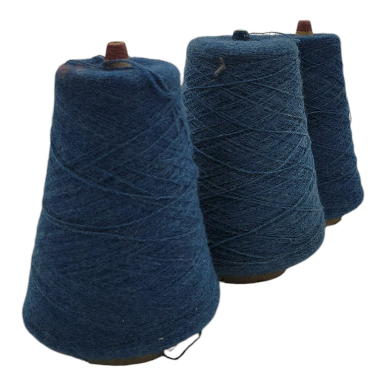 Vintage 1980s Templon 2/24 Betony Heather Yarn Cone Lot of 3