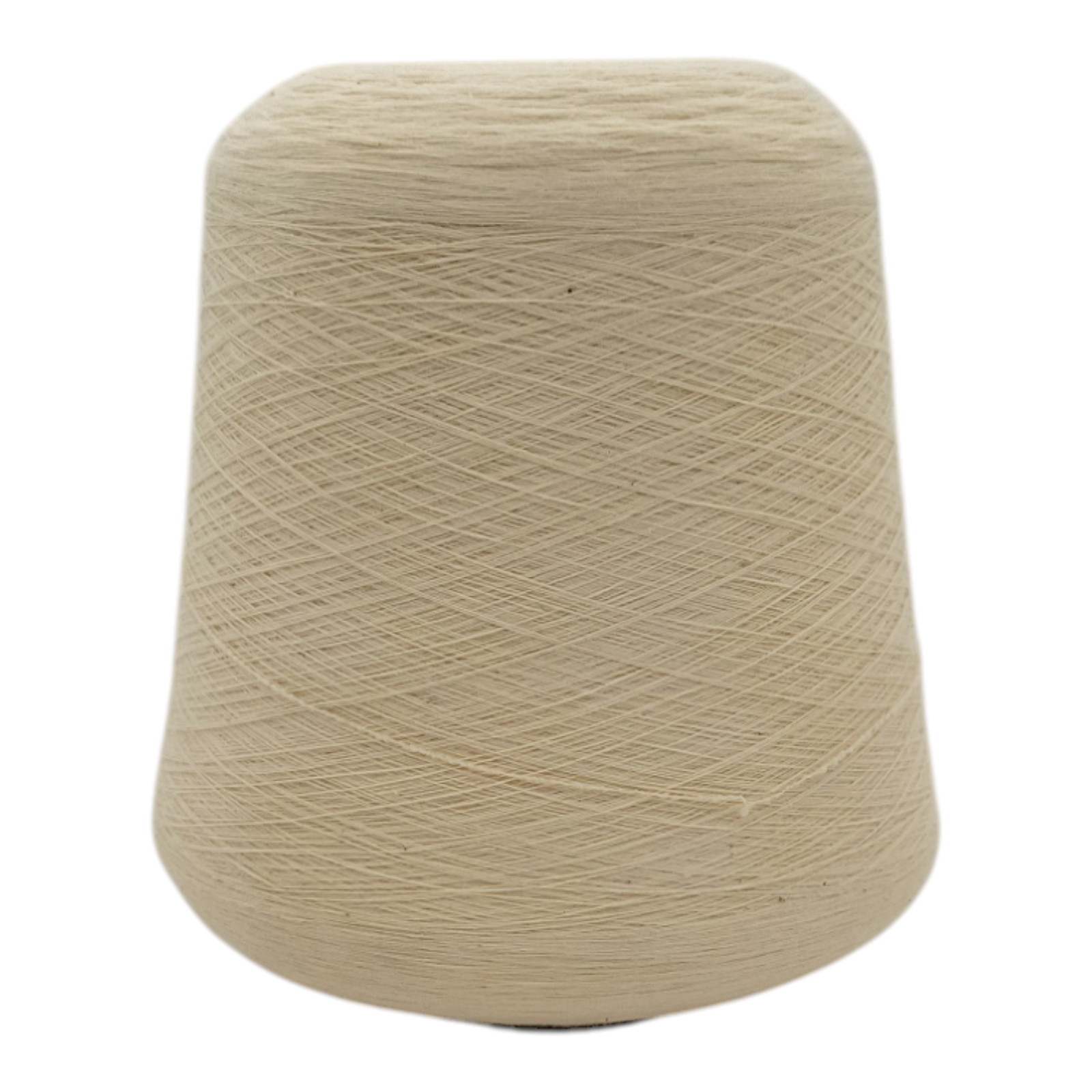 20/1 Beige CF & 70 Denier Lycra Yarn Cone Lot #1324