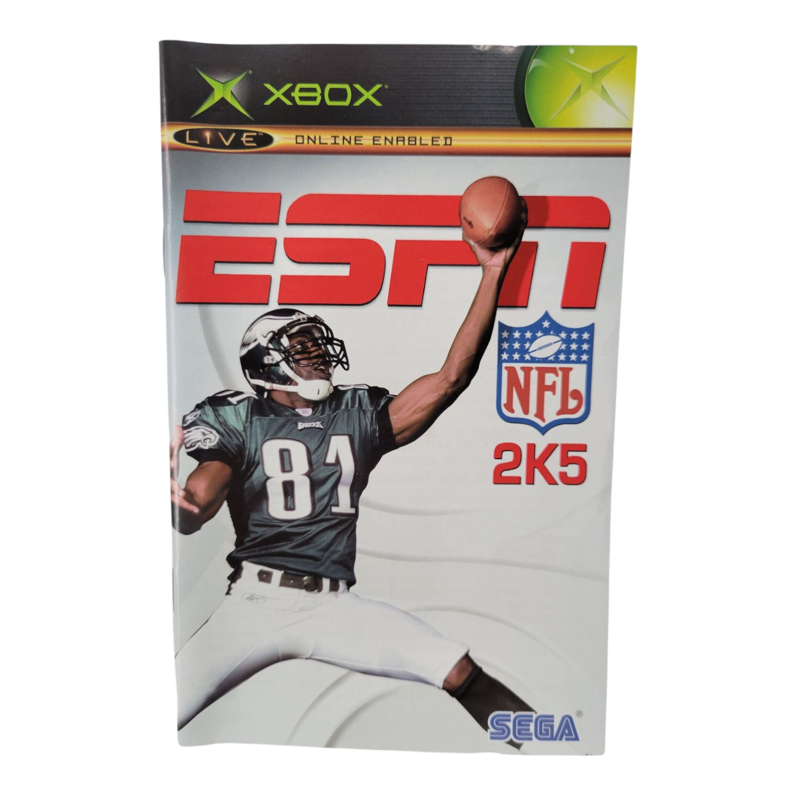 SEGA ESPN NFL 2K5 Xbox 2004 Complete with Manual Case