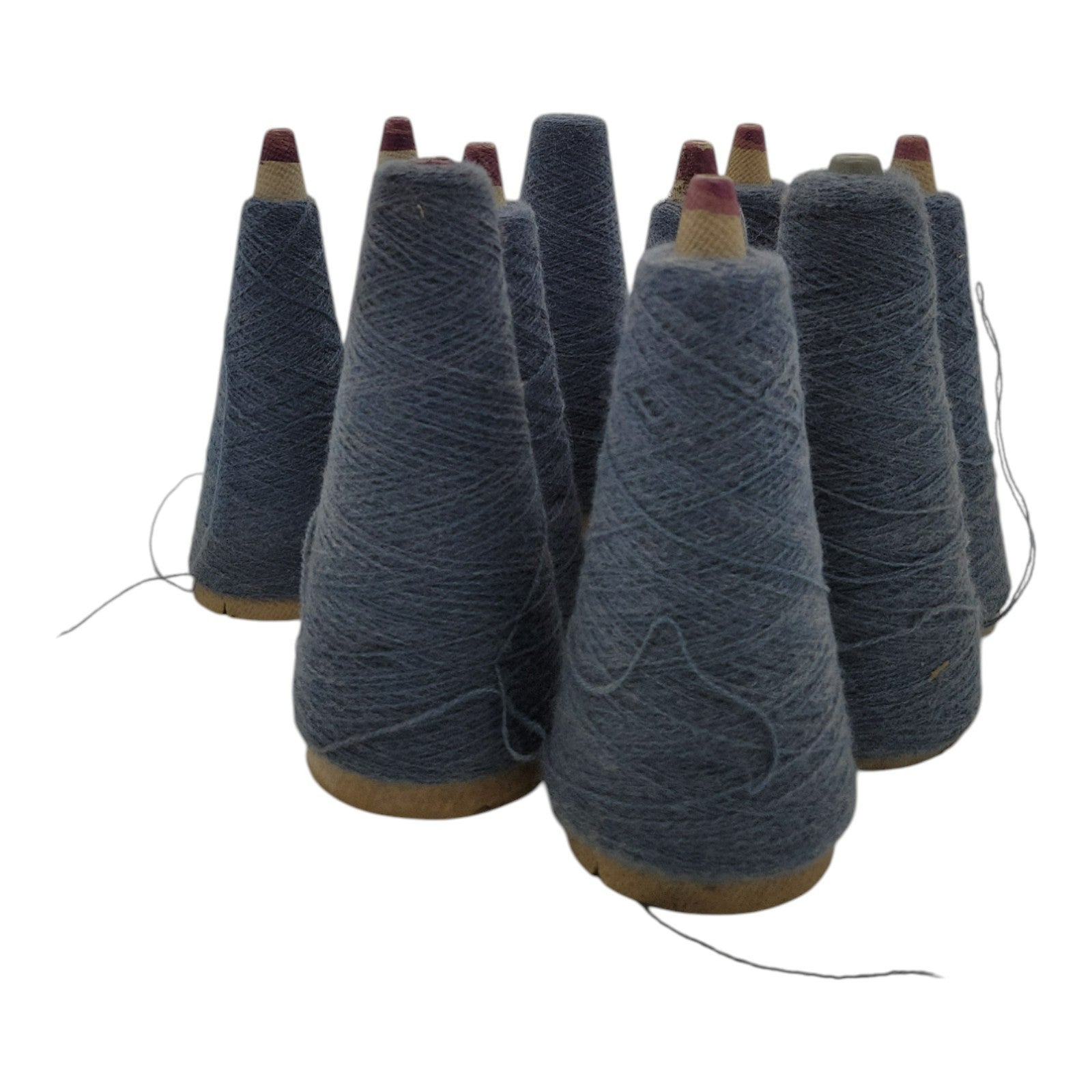 Vintage Templon 2/24 Sealskin Header Acrylic Cone Yarn Lot of 10