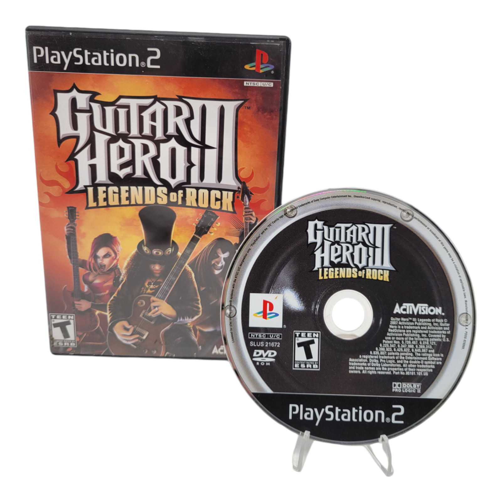 Activision Guitar Hero III Legends of Rock PlayStation 2 PS2 2007 Game