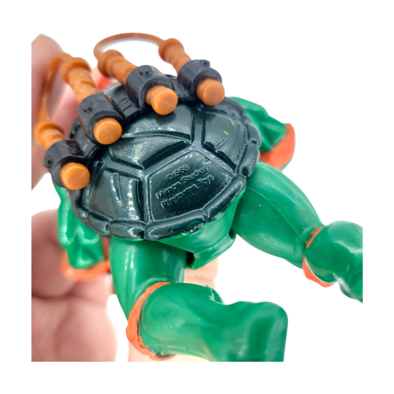 1988 Playmates Toys Michelangelo TMNT Hard Head Vintage Action Figure