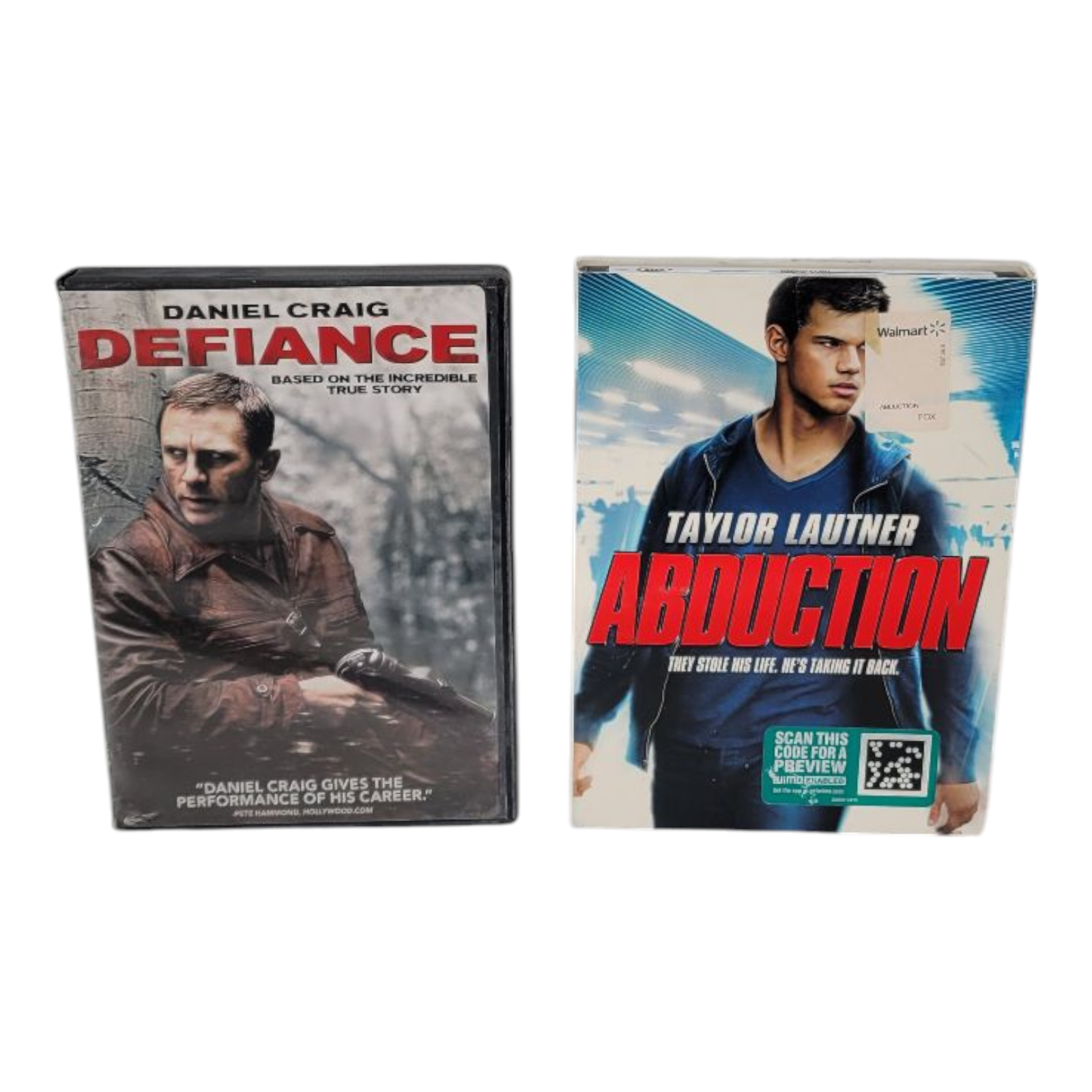 Abduction and Defiance Action Movie DVD Bundle