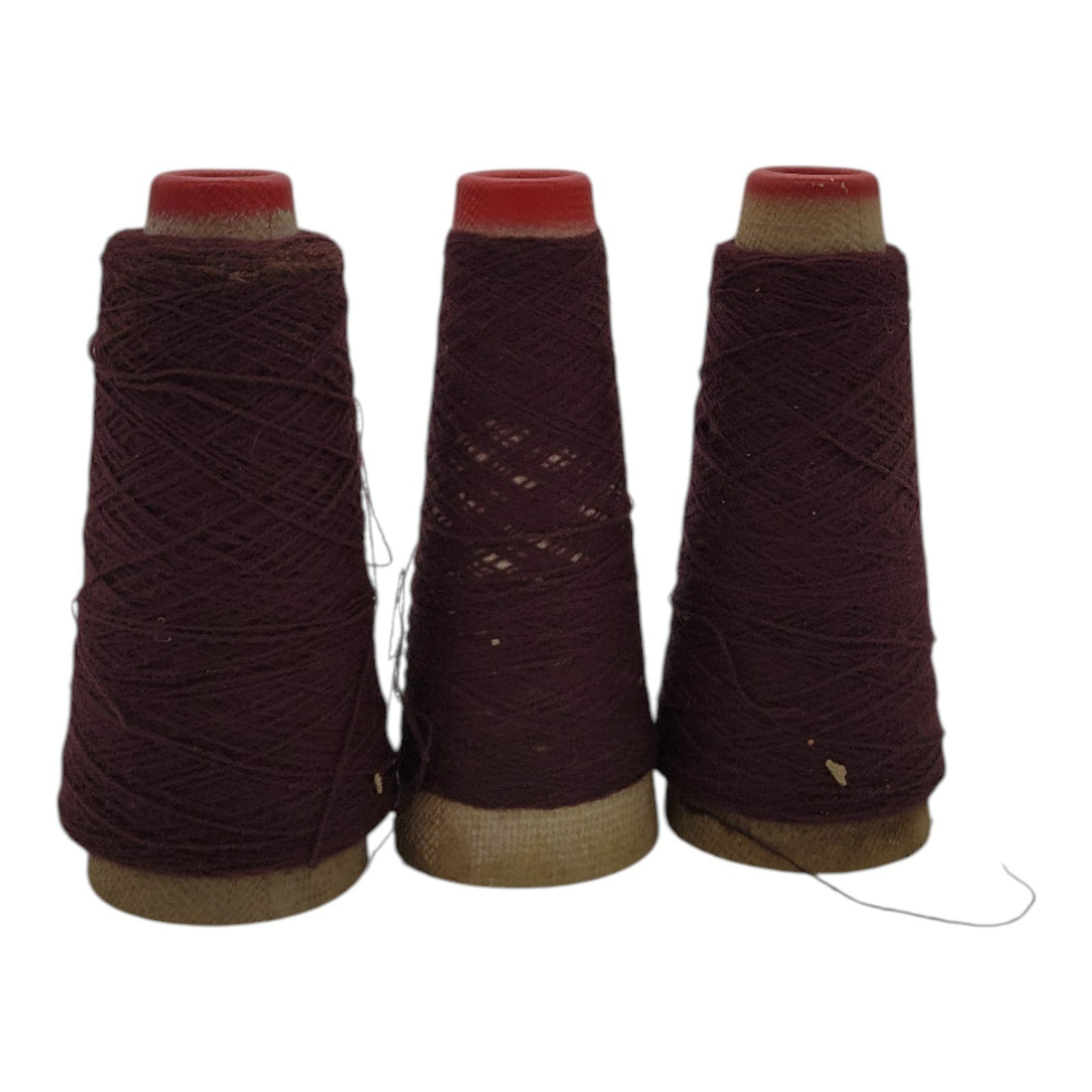 Vintage J P Stevens Stanley Plant 2/29 Blend 23 Yarn cone Acrylic Lot of 3