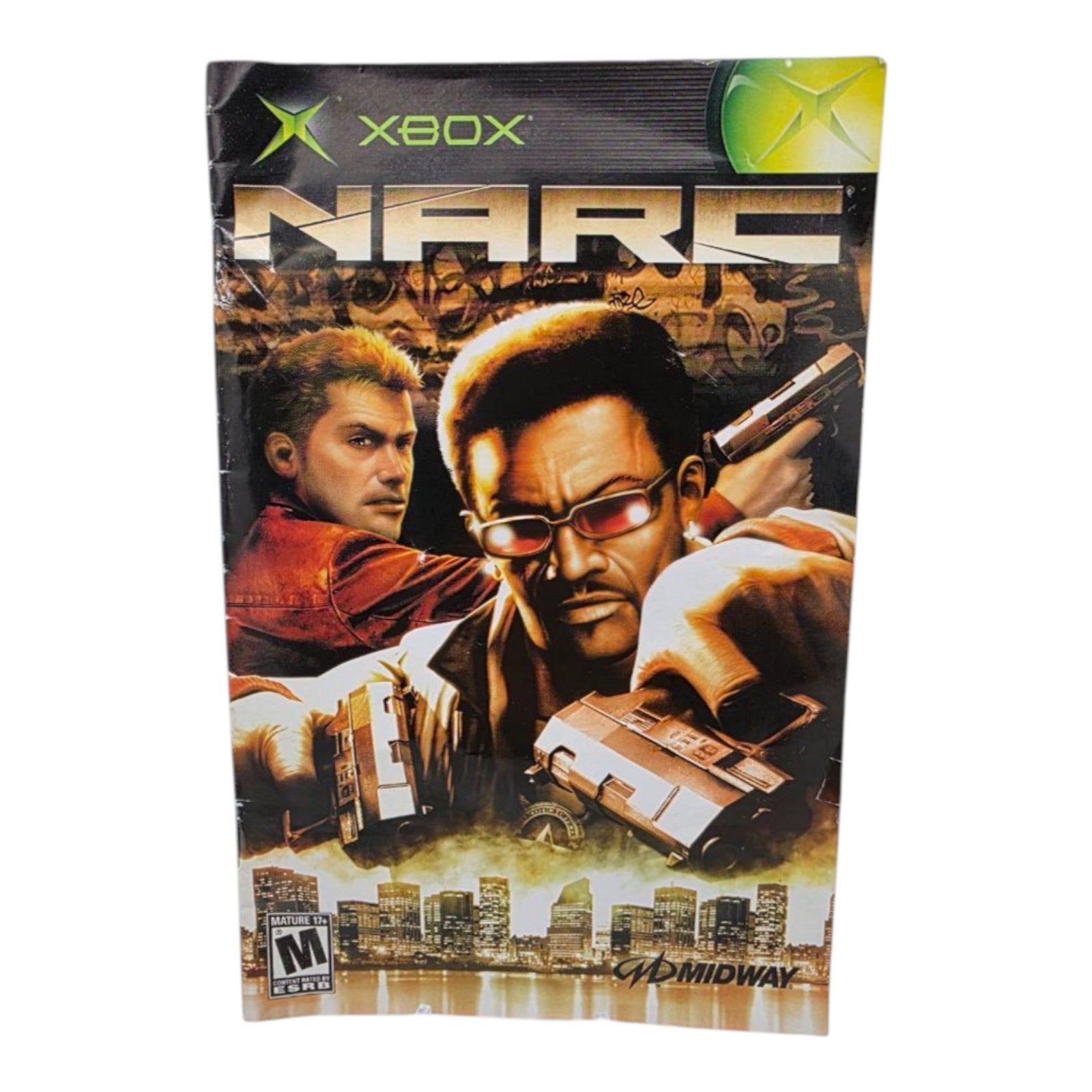 NARC Xbox 2005 Complete CIB Manual & Disc Included
