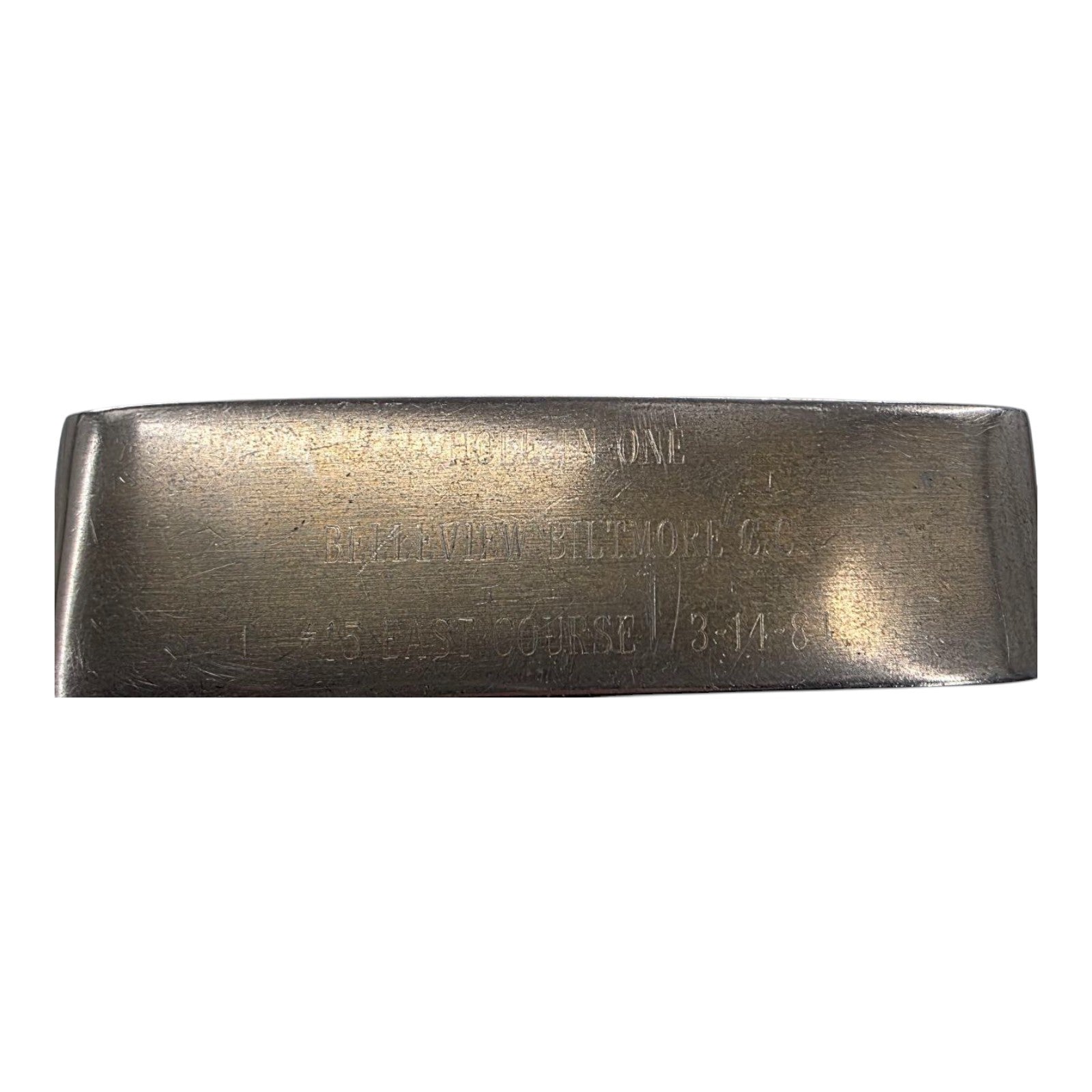 Scottsdale Golf Hole In One Award Blade Putter Aluminum Shaft Original Grip 35"