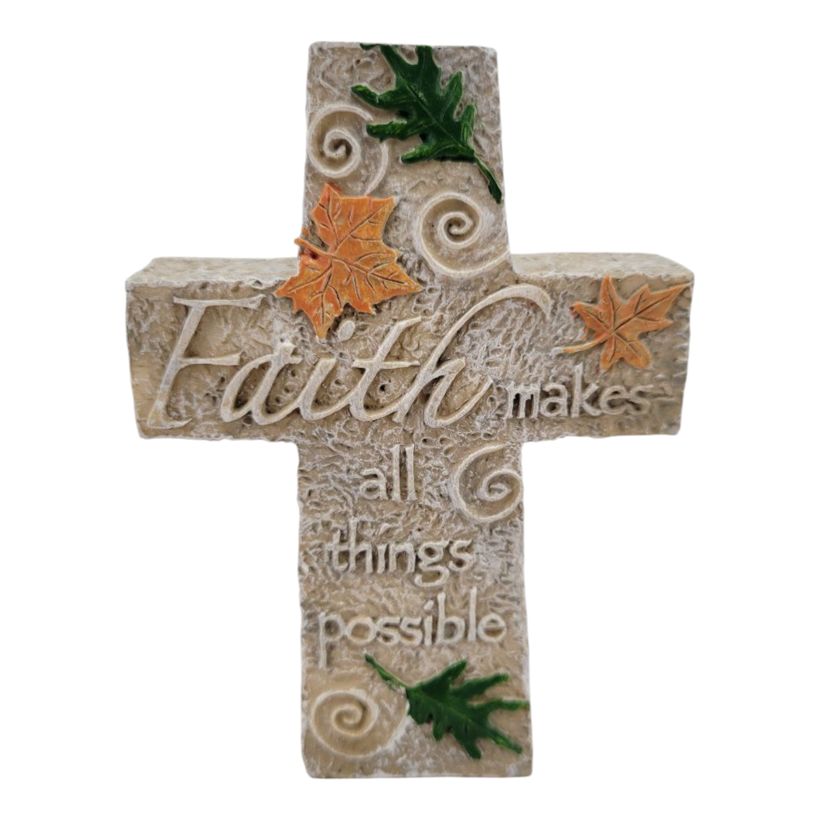 Latex Cross Mold Casting Mould Free Standing Faith Makes All Things Possible