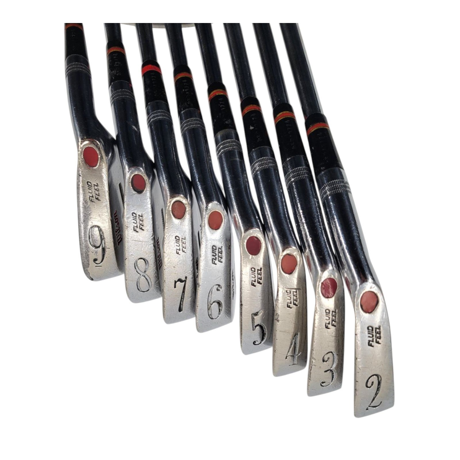 Wilson Staff Dynapower Fluid Feel Mens RH Irons 2-9 Steel Shafts Swing Rite Grip