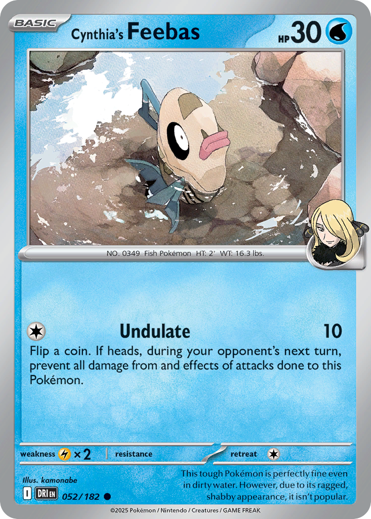 Cynthia's Feebas 52/182 Destined Rivals