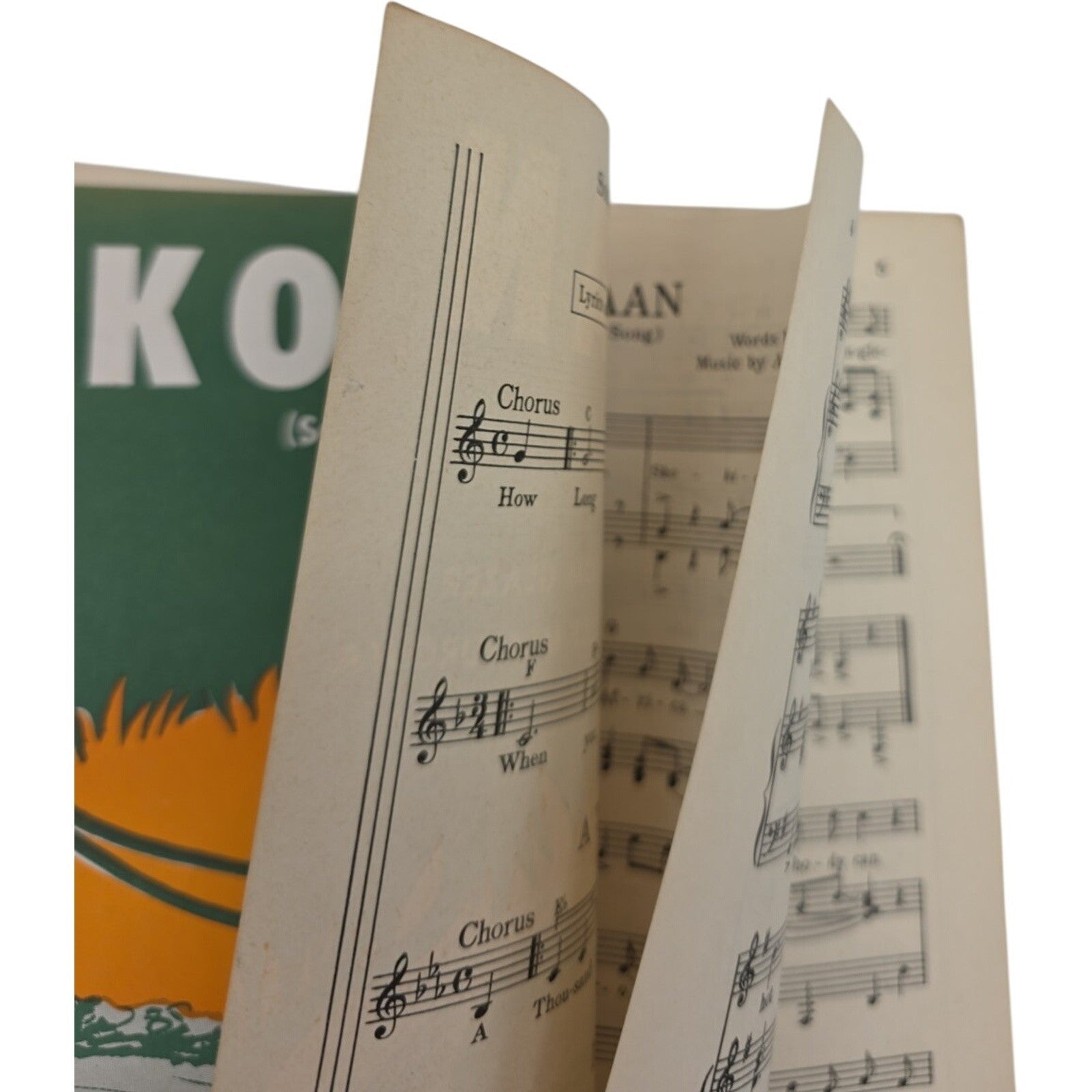 Vintage Skokiaan South African Song Sheet Music by Tom Glazer & August Msarurgwa