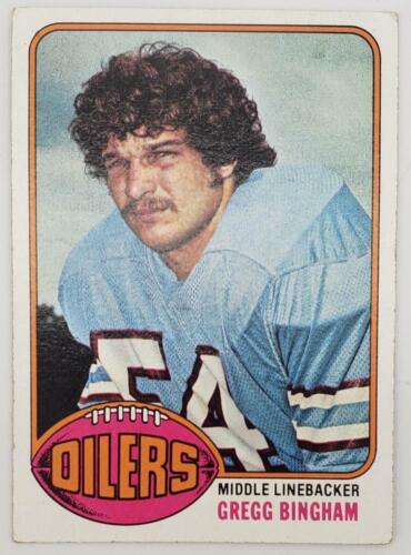1976 Topps Chewing Gum Football Cards Houston Oilers